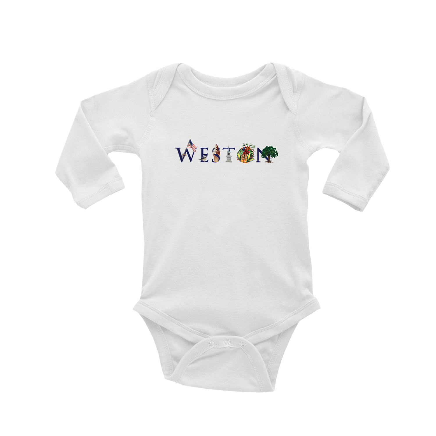weston baby snap up long sleeve