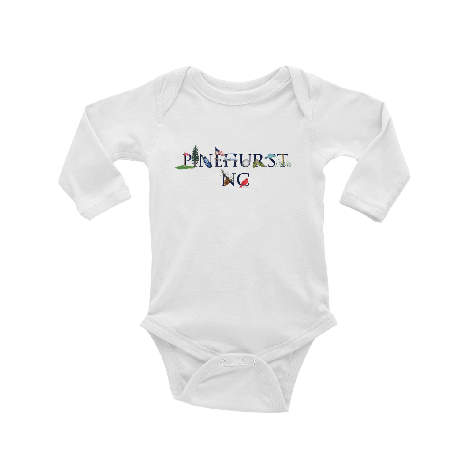 pinehurst nc baby snap up long sleeve