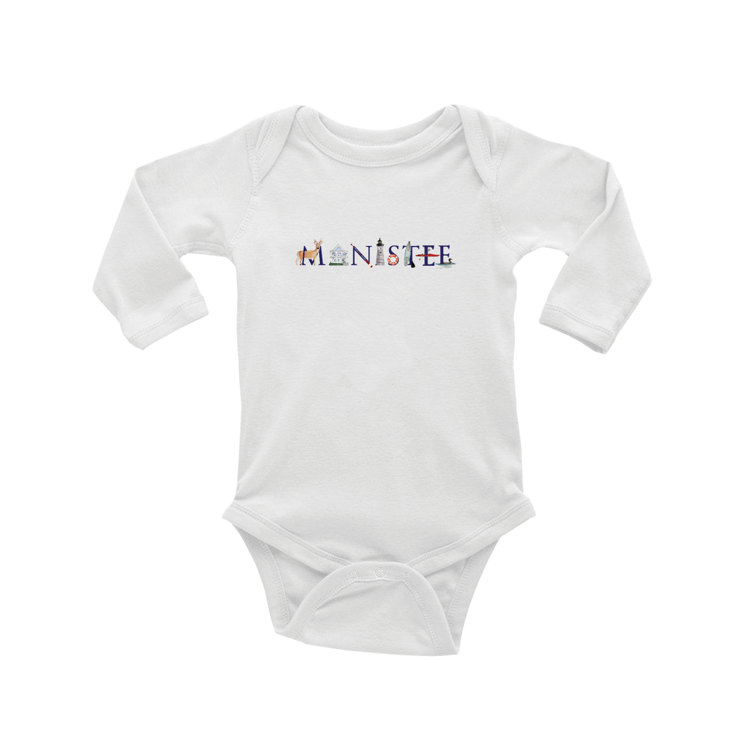 manistee baby snap up long sleeve