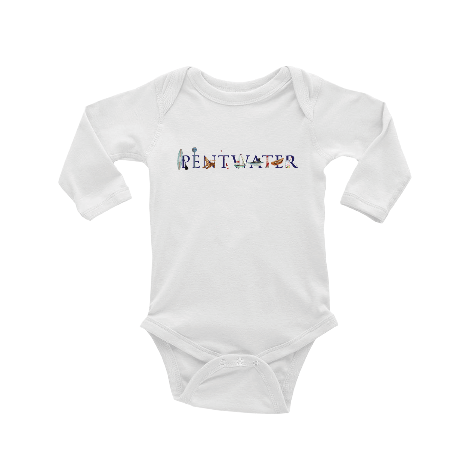 pentwater baby snap up long sleeve