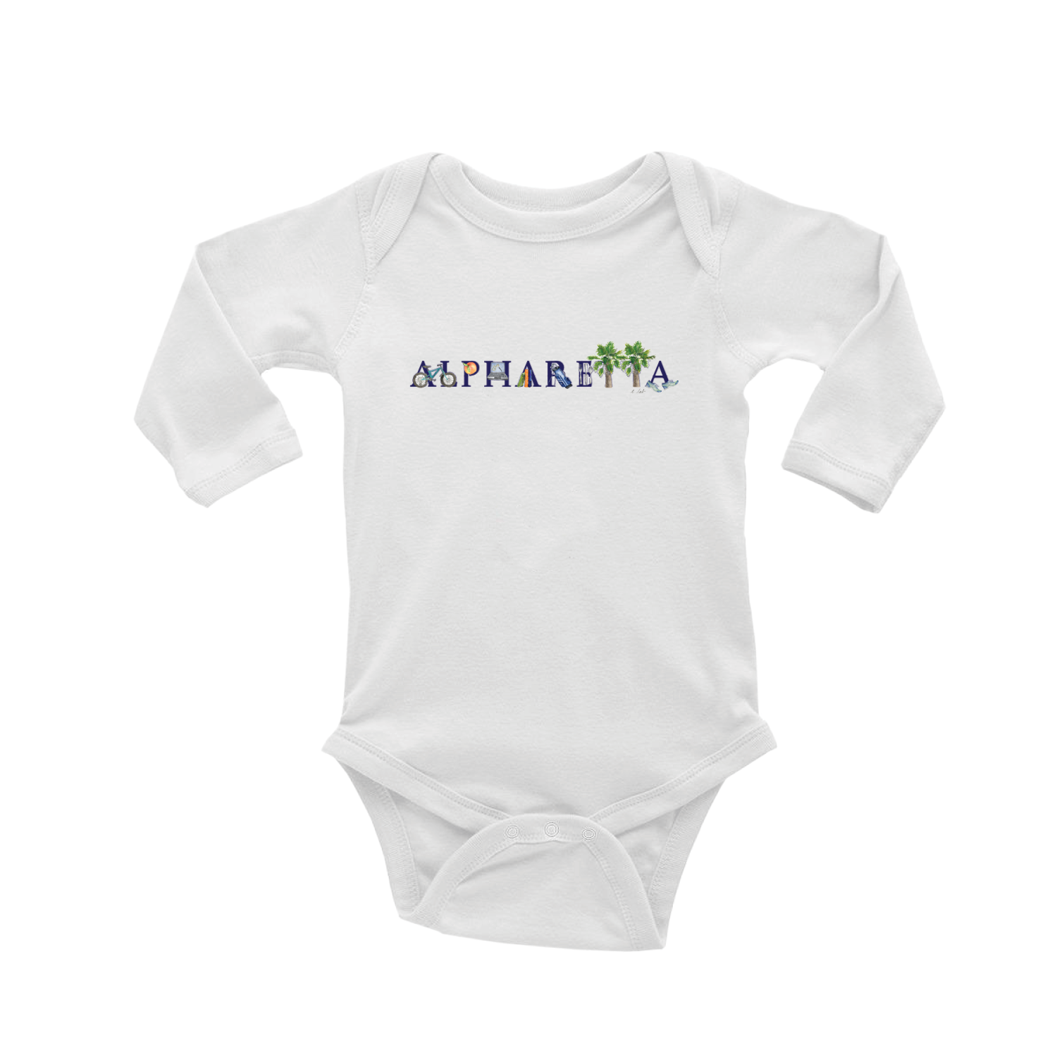 alpharetta baby snap up long sleeve