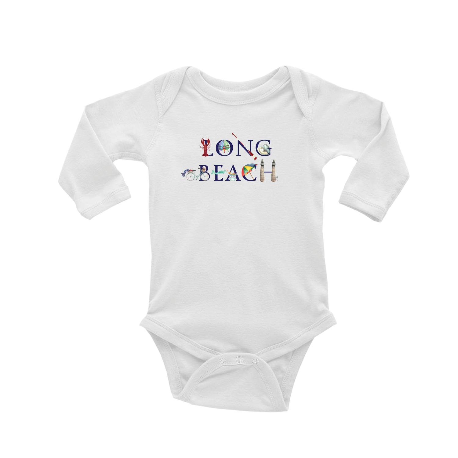 long beach ma baby snap up long sleeve