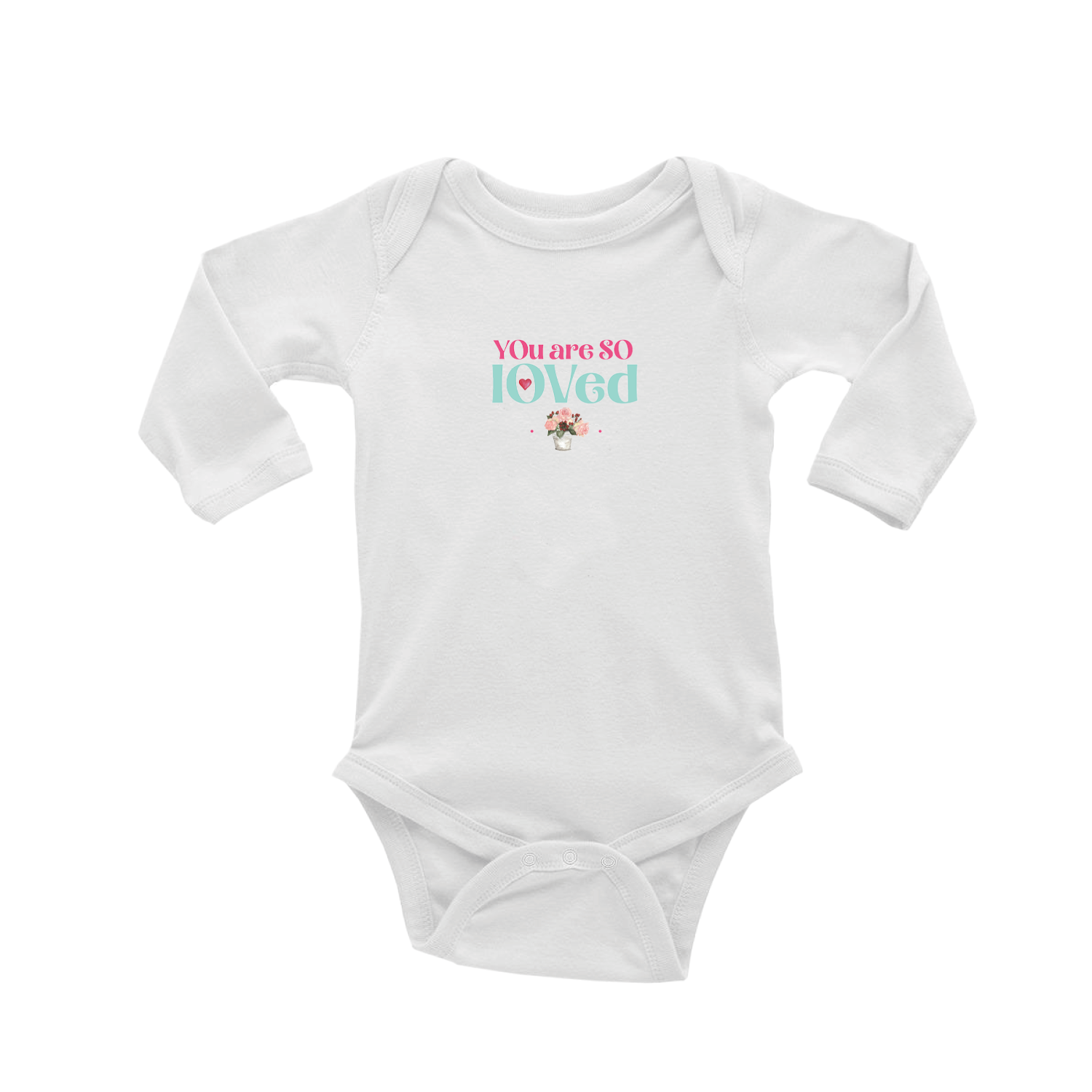 so loved baby snap up long sleeve