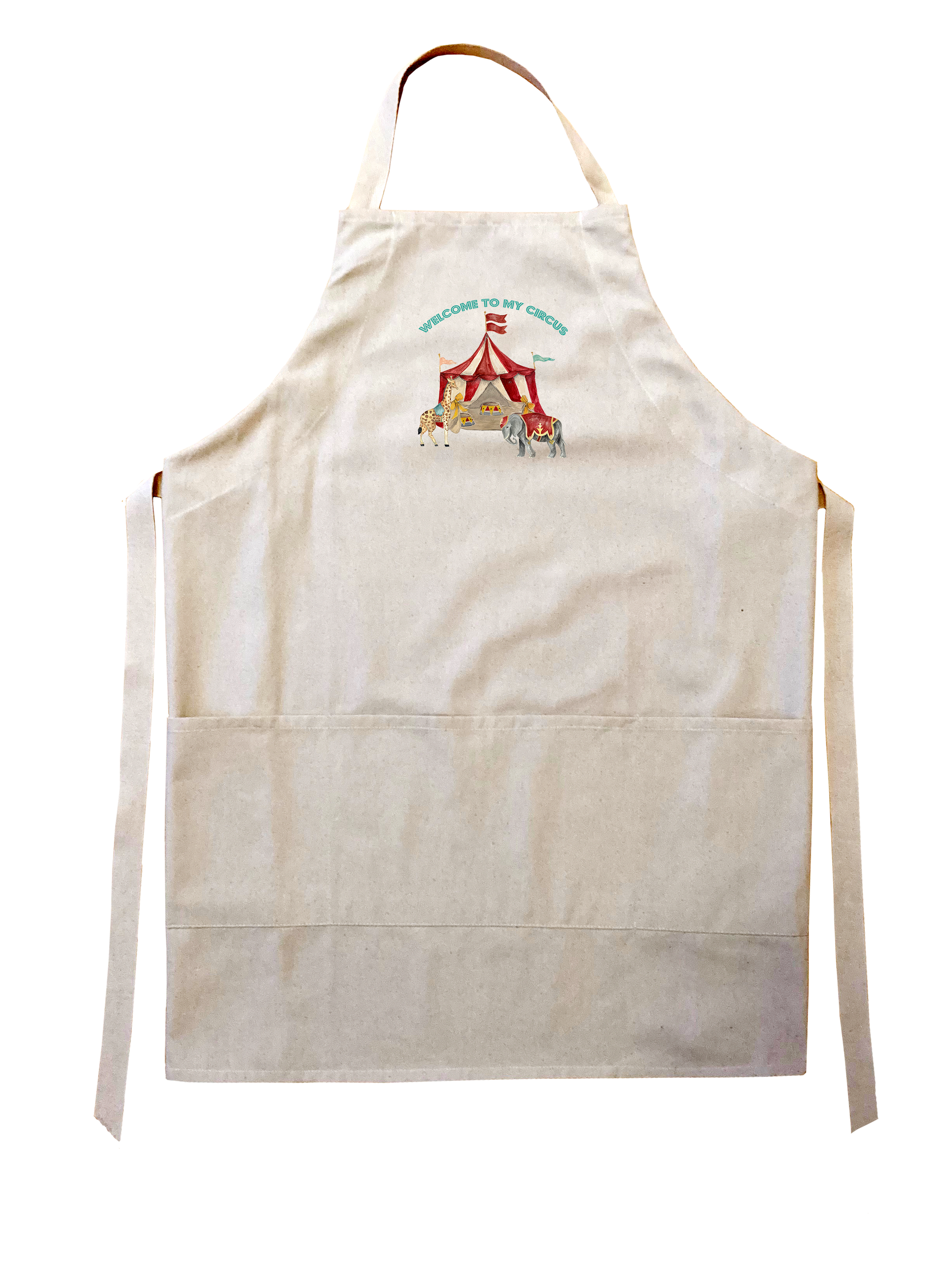 welcome to my circus apron