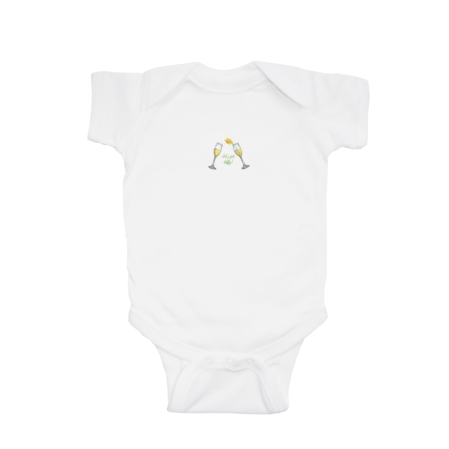 let's get daffy baby snap up short sleeve