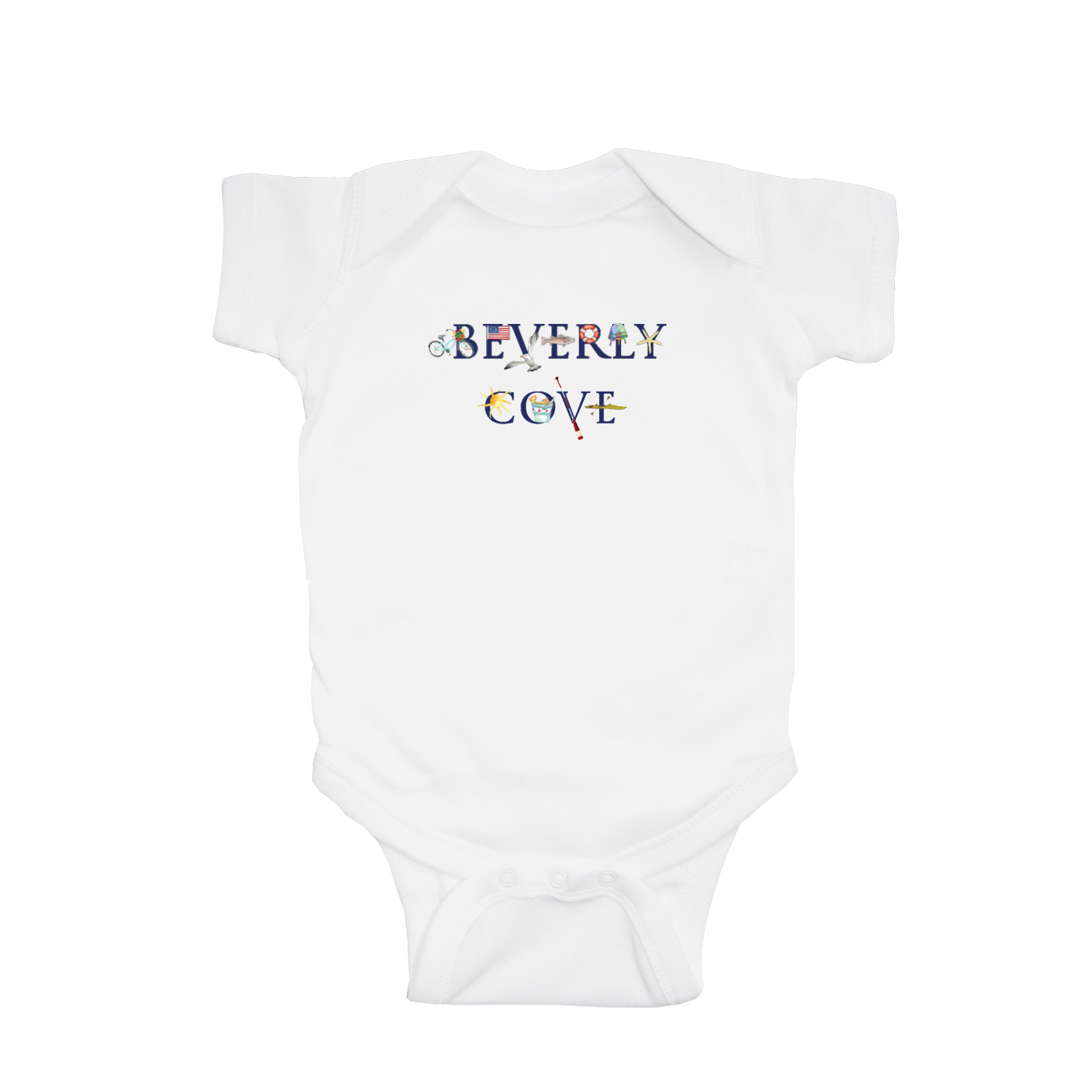 beverly cove baby snap up short sleeve
