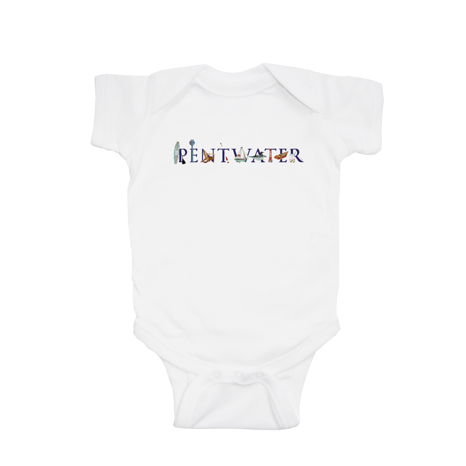 pentwater baby snap up short sleeve