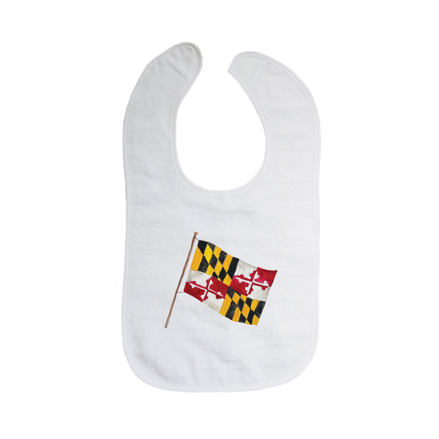 maryland flag bib