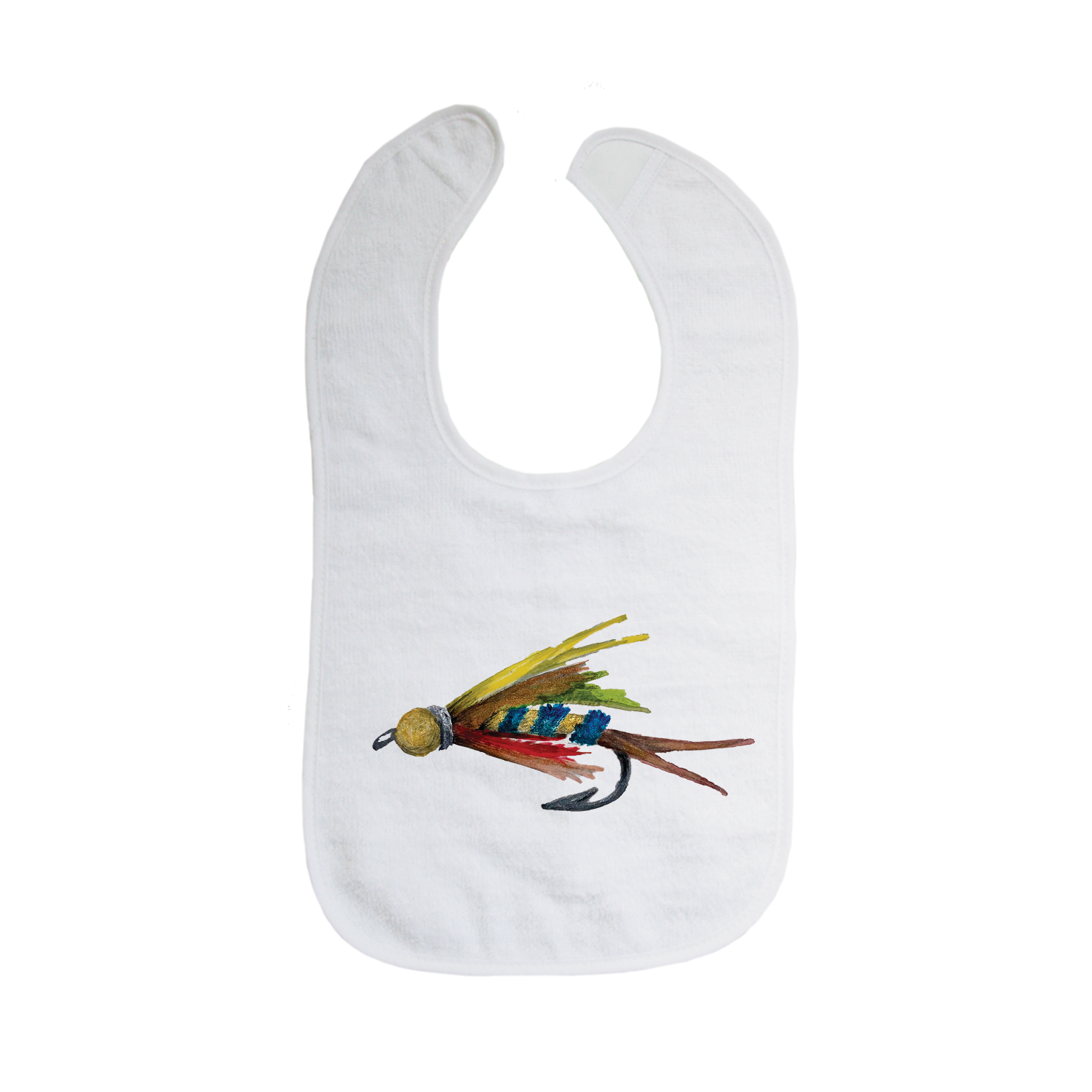 fly fishing lure bib
