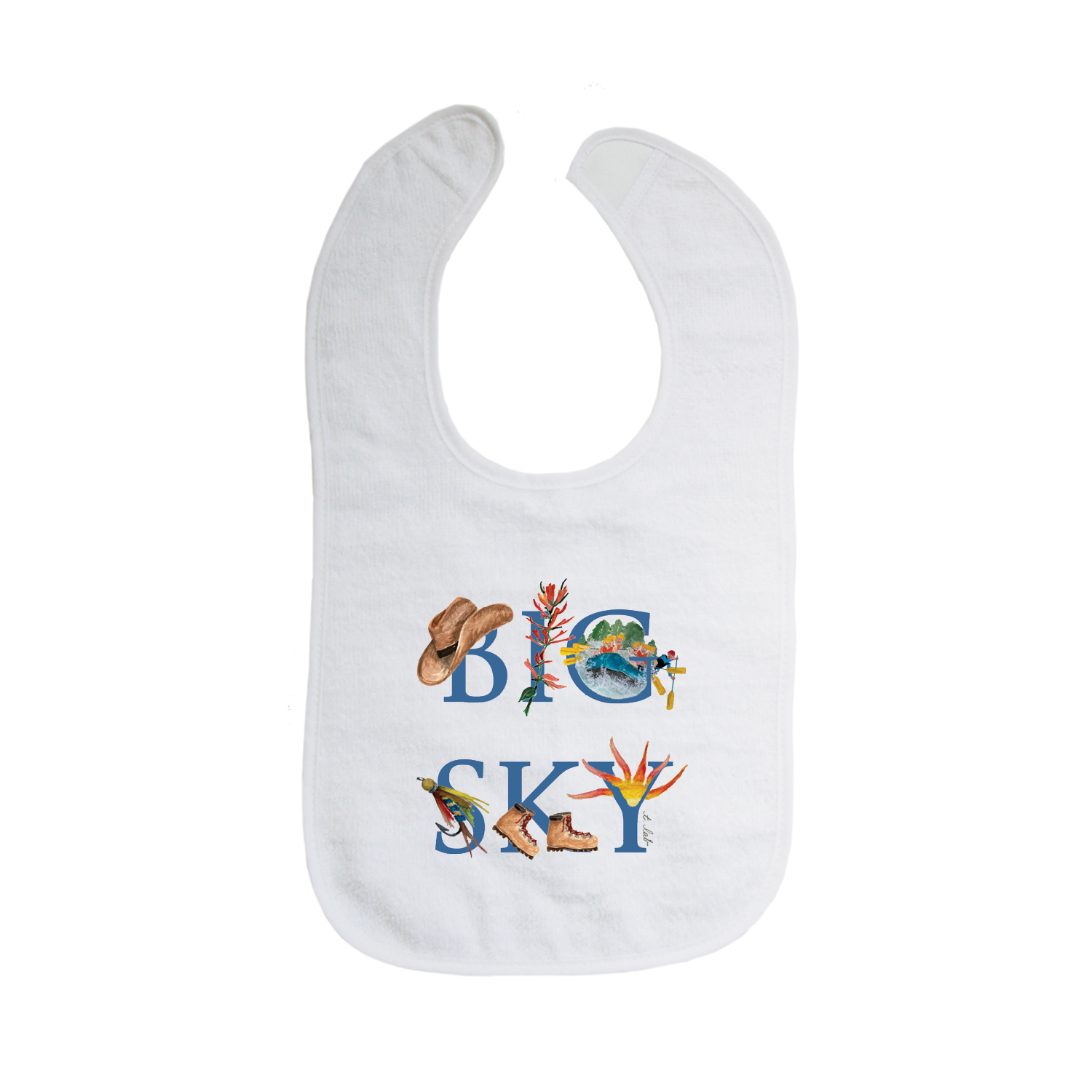 big sky spring summer fall bib