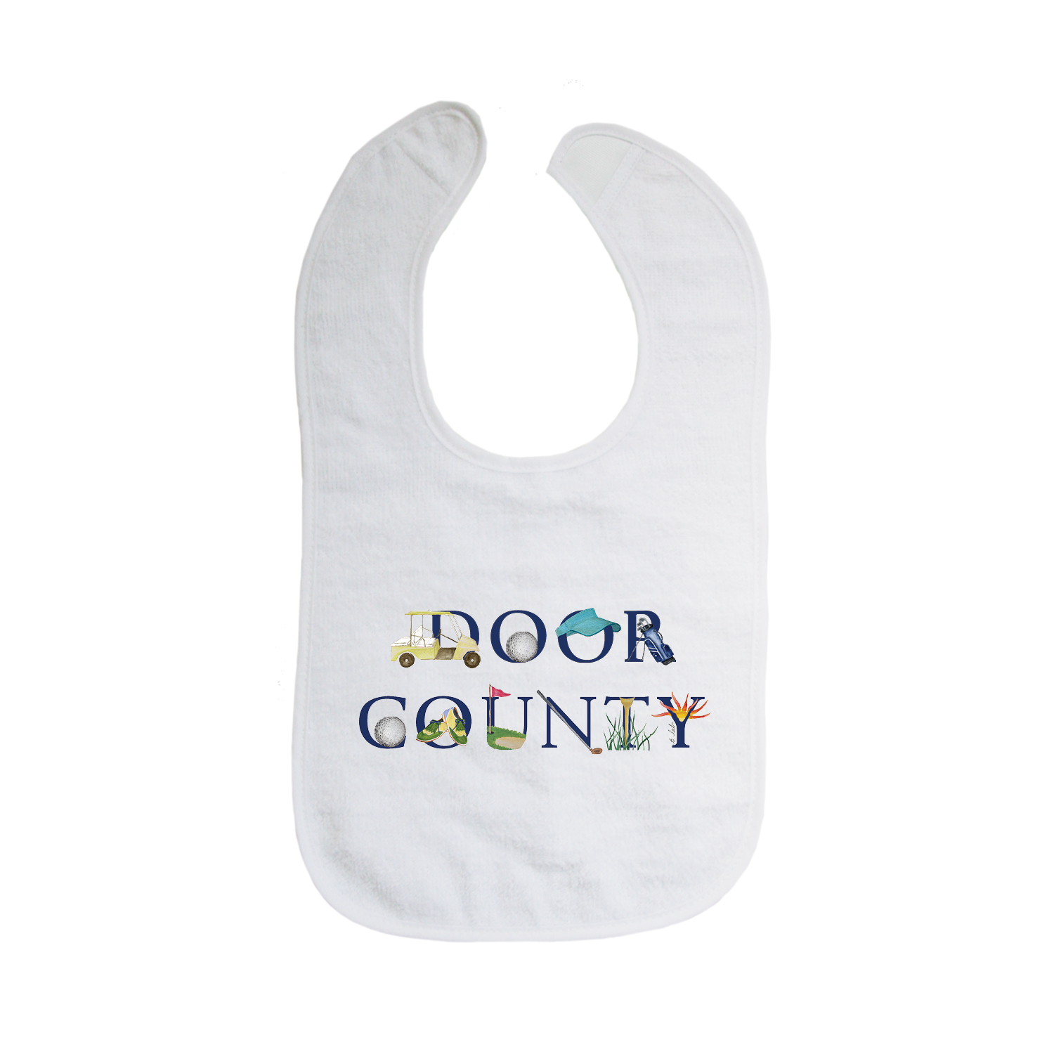 door county golf bib