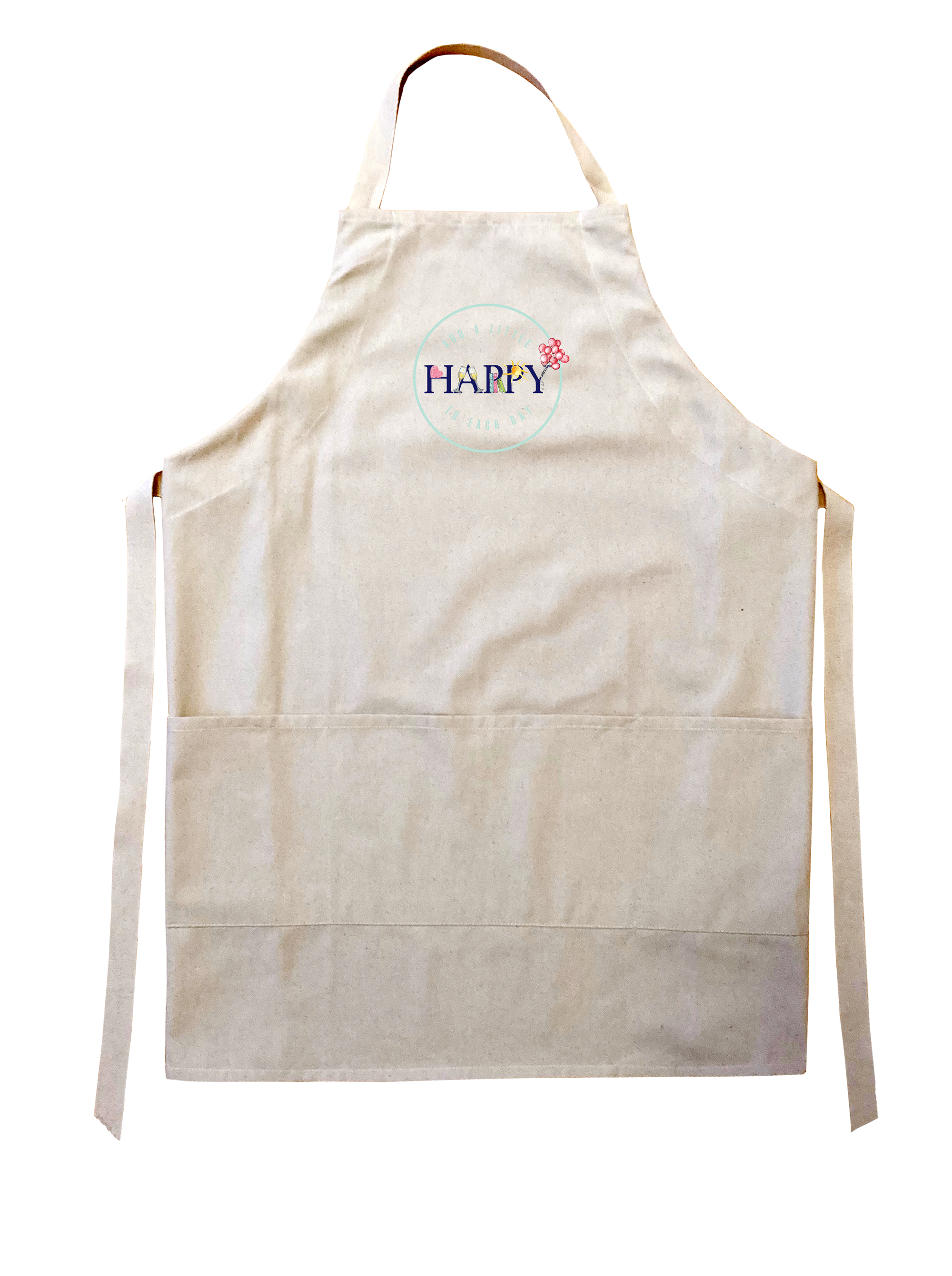 add a little happy to each day apron