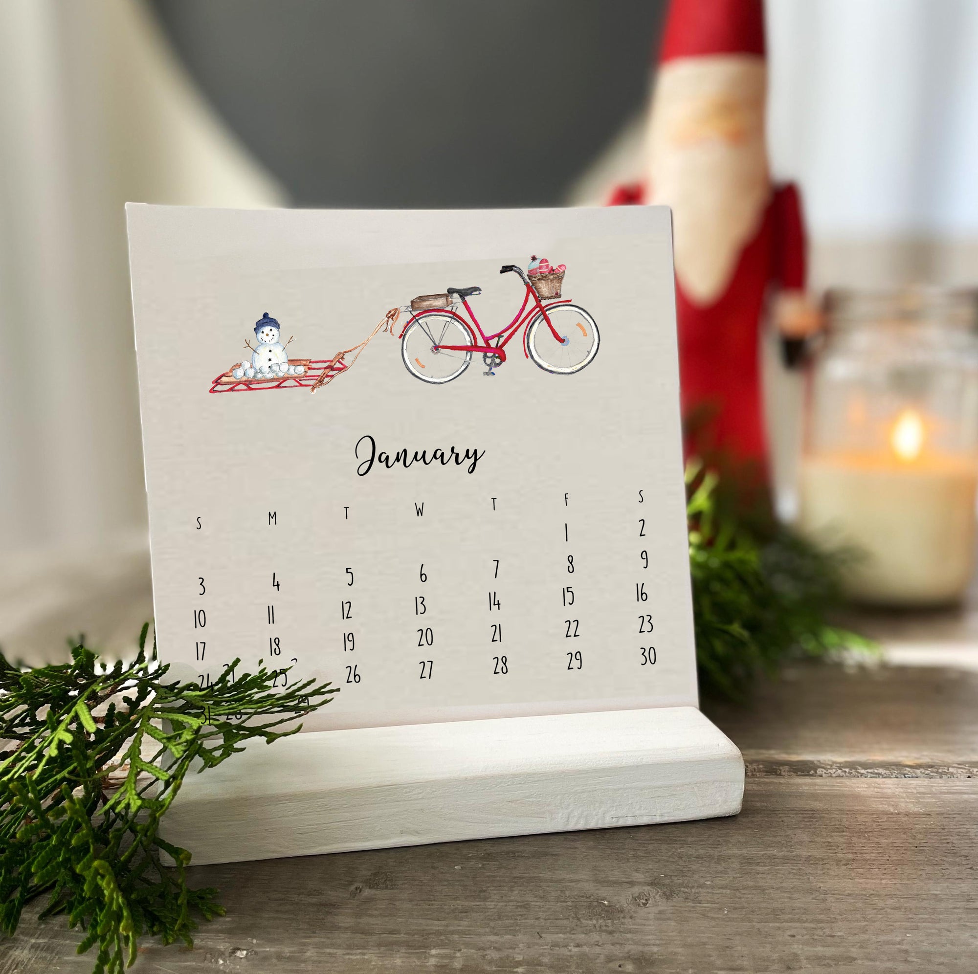 2027 Favorites Desk Calendar with stand TLD original art
