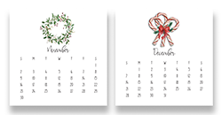 2025 Favorites Desk Calendar with stand (25 % off discount applied in cart)