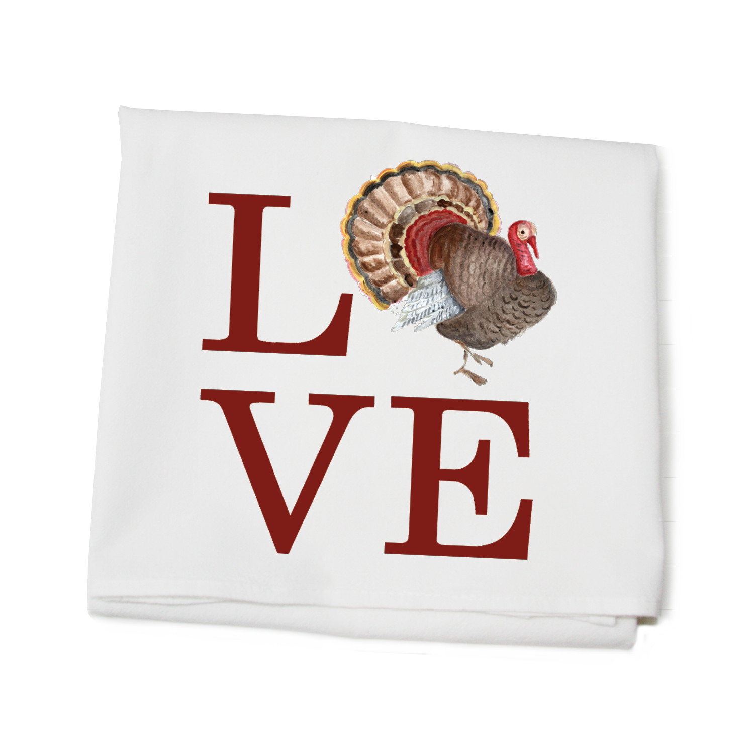 love turkey flour sack towel