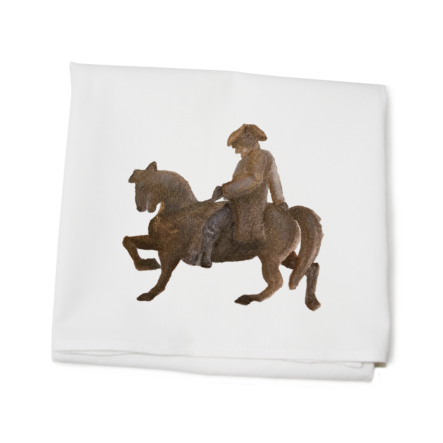 paul revere statue flour sack towel