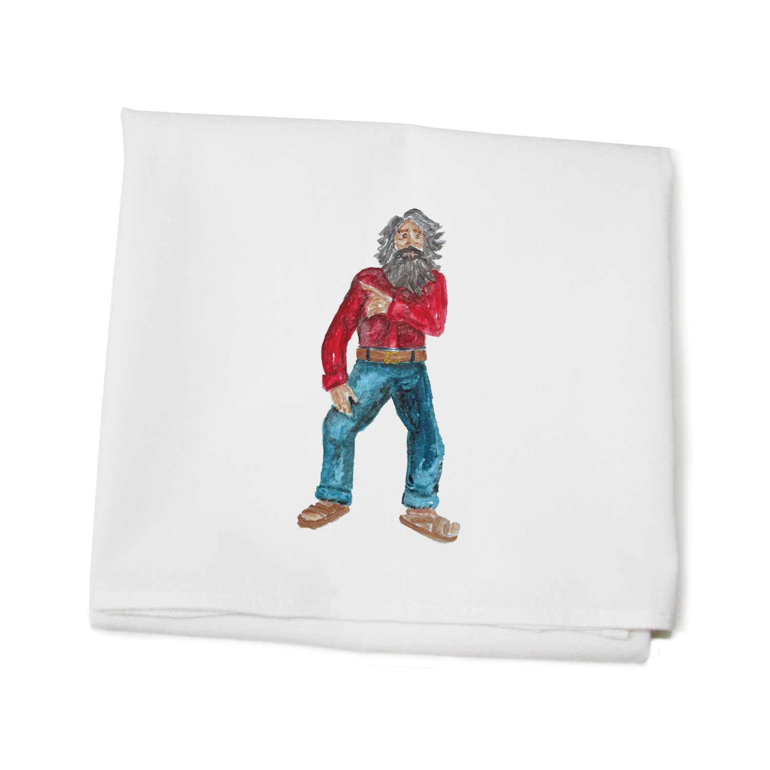 laguna beach greeter flour sack towel