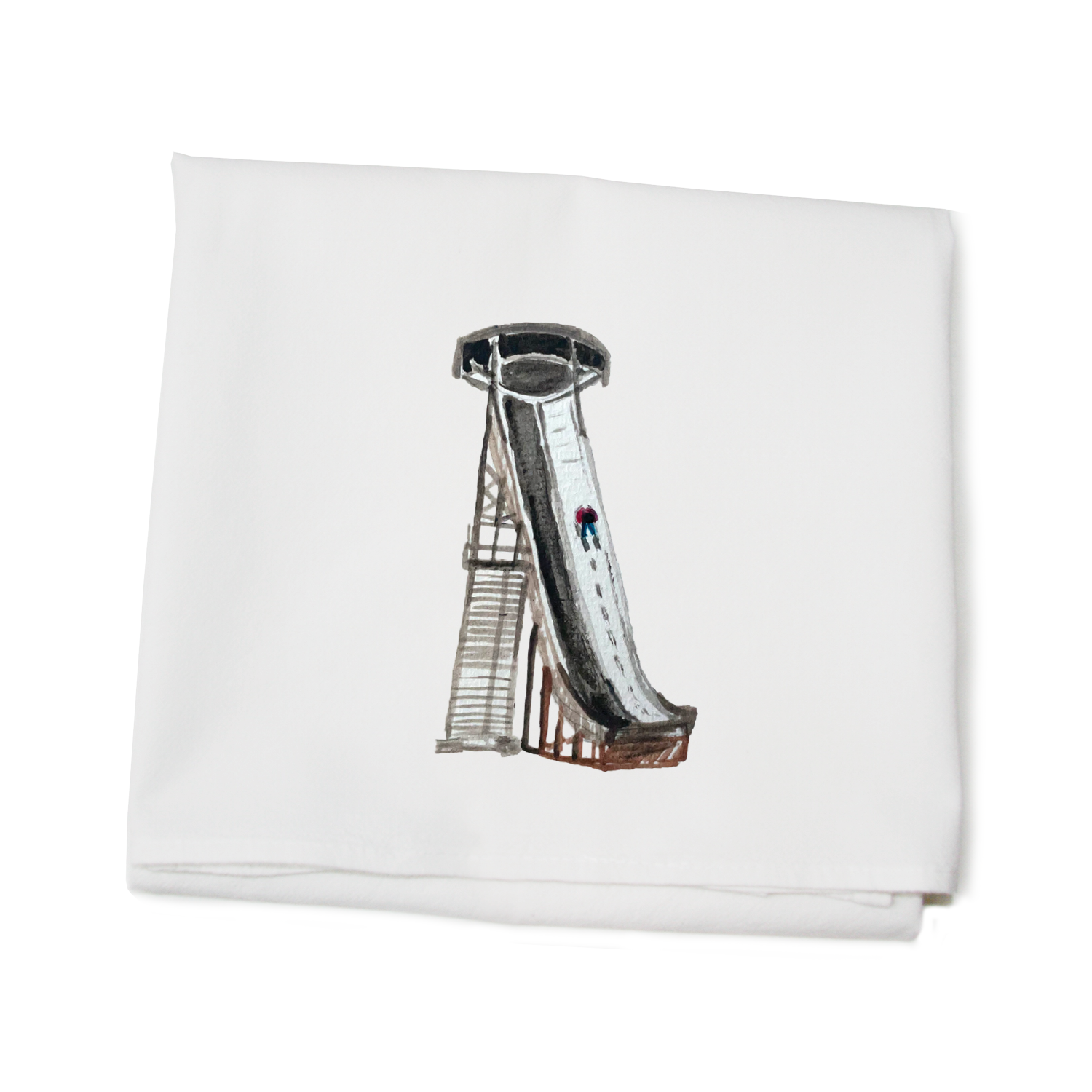 salisbury ski jump flour sack towel