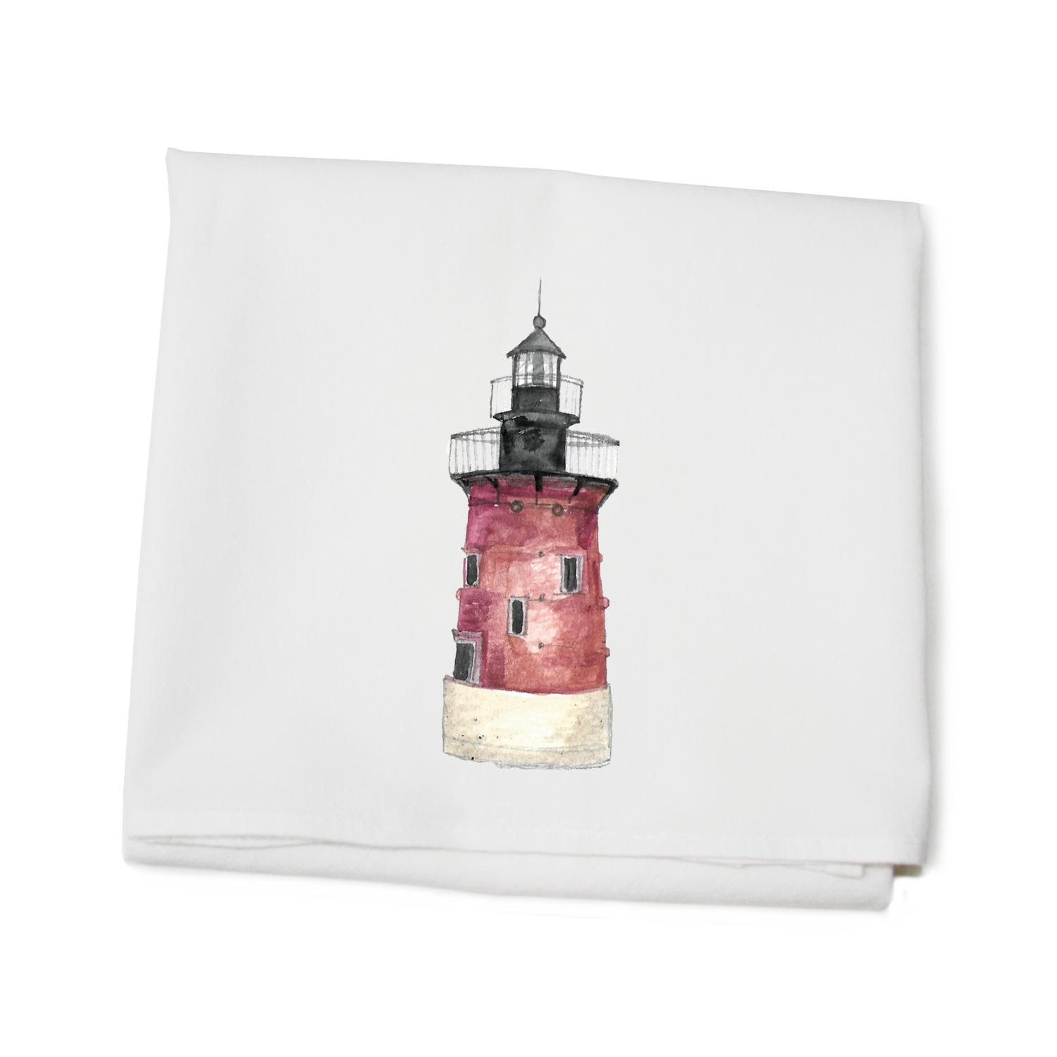 lewes lighthouse flour sack towel