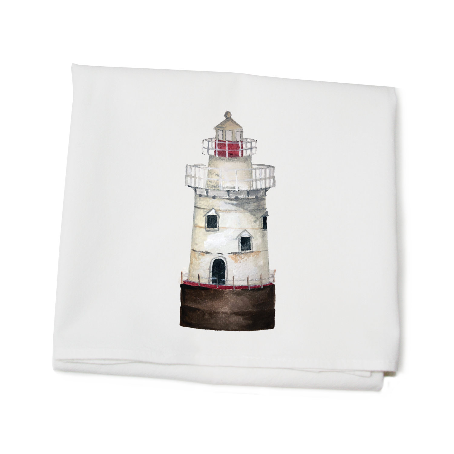 sakonnet point lighthouse little compton flour sack towel