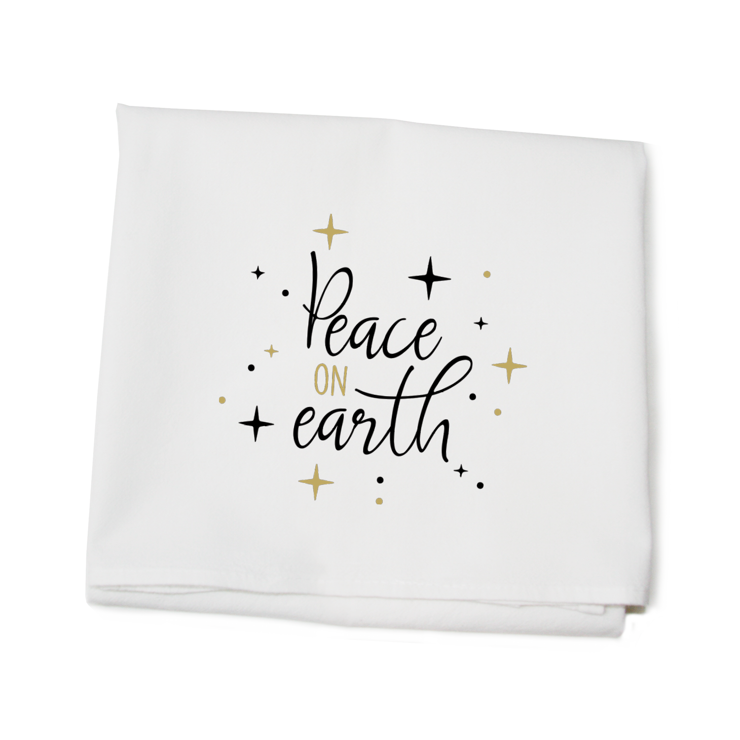 peace on earth flour sack towel