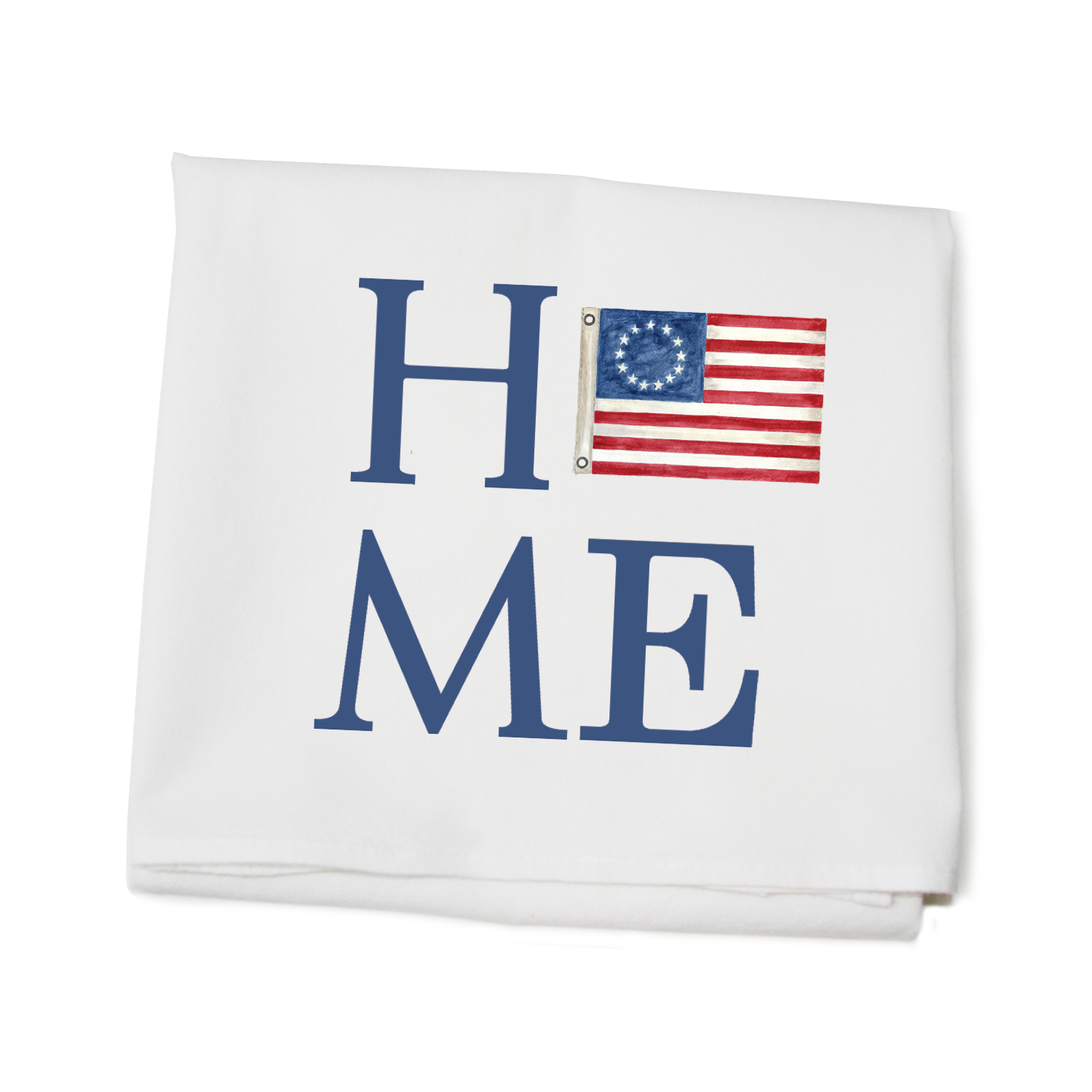 home american flag flour sack towel
