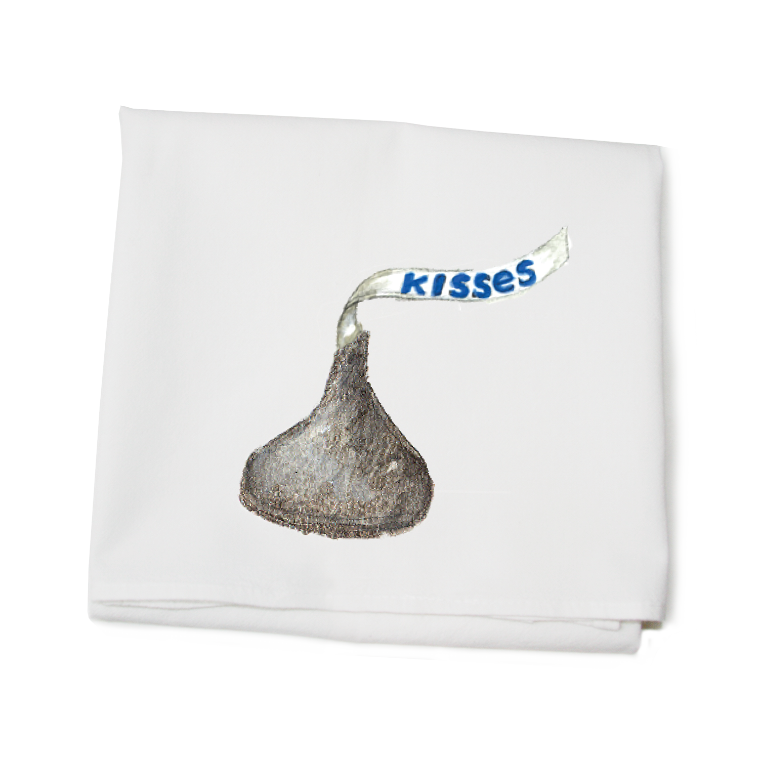 hershey's kiss flour sack towel