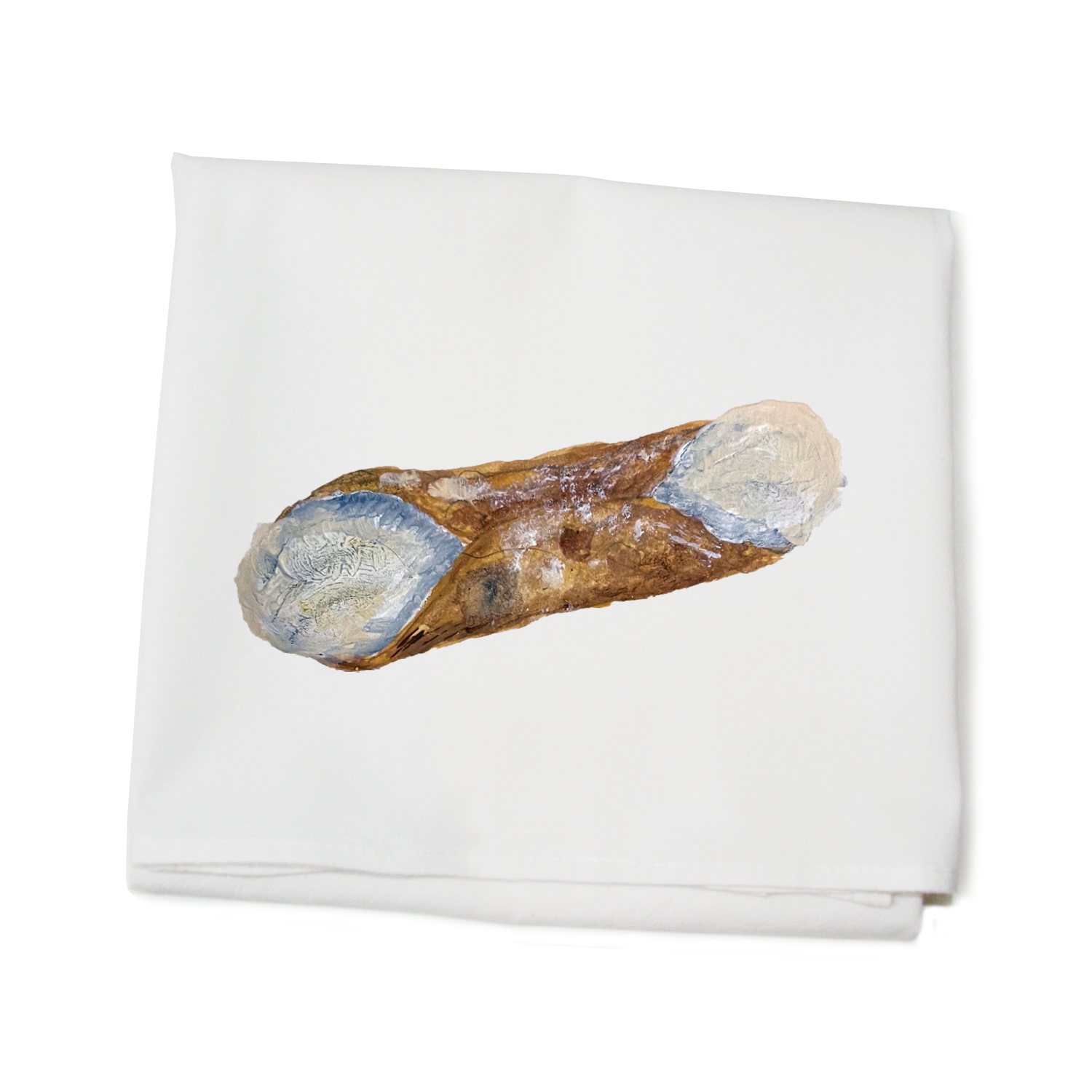 cannoli flour sack towel