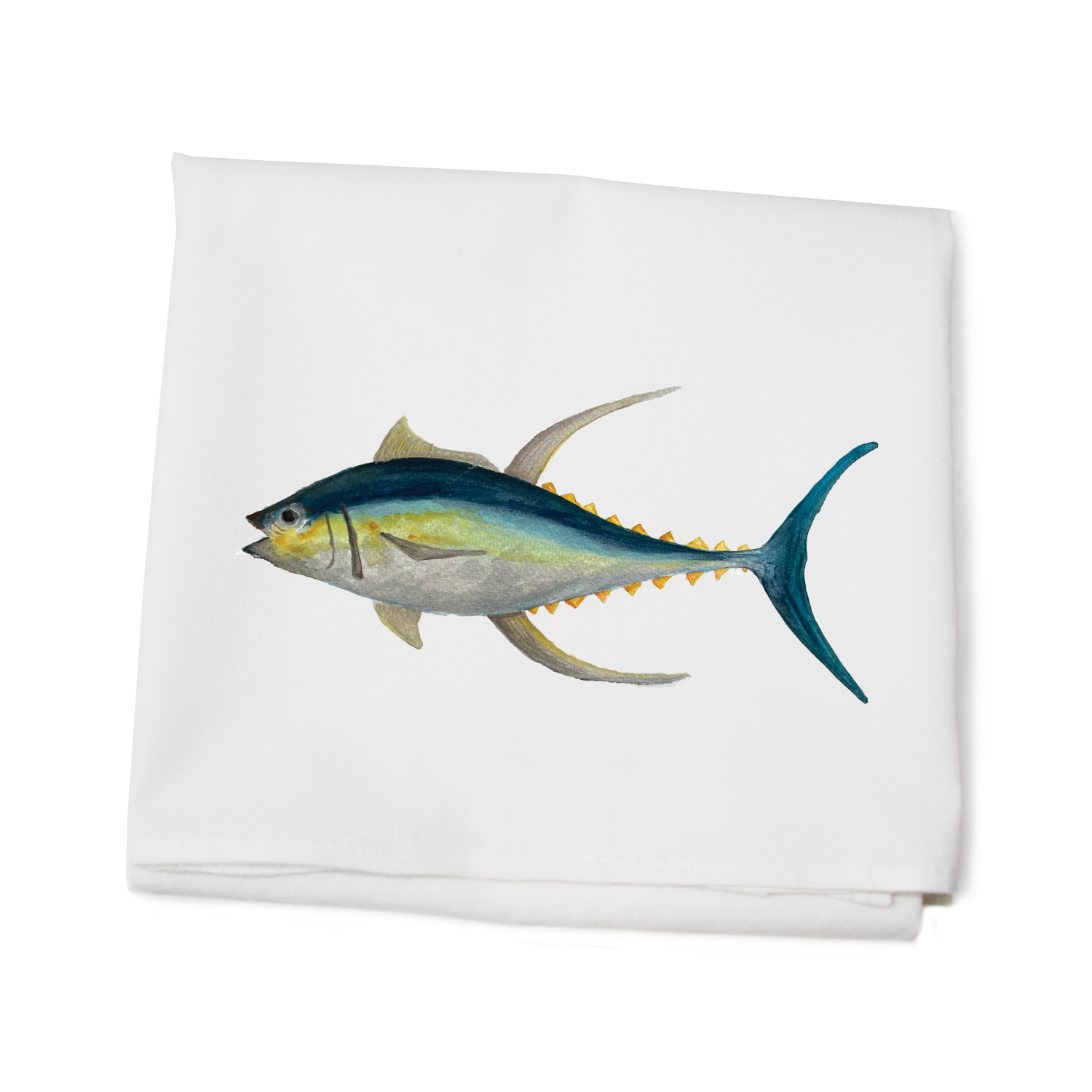 yellowfin tuna flour sack towel