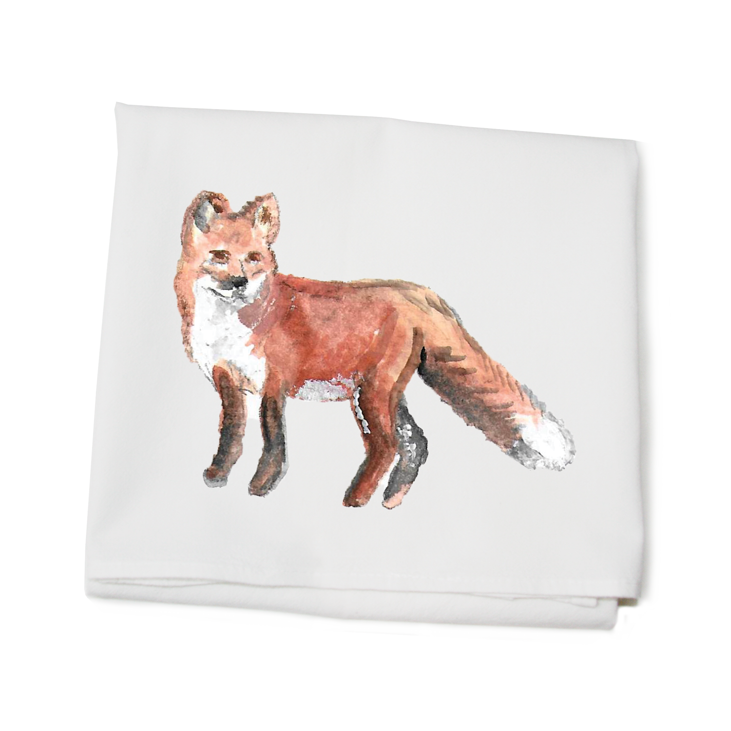 fox flour sack towel