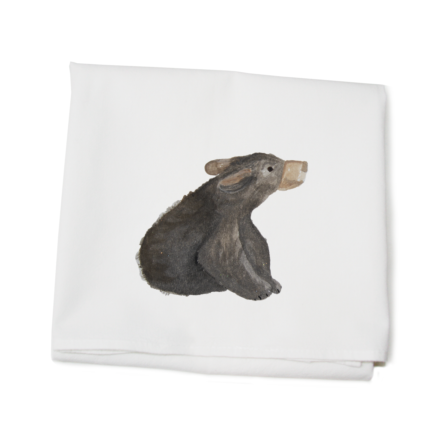 baby bear flour sack towel