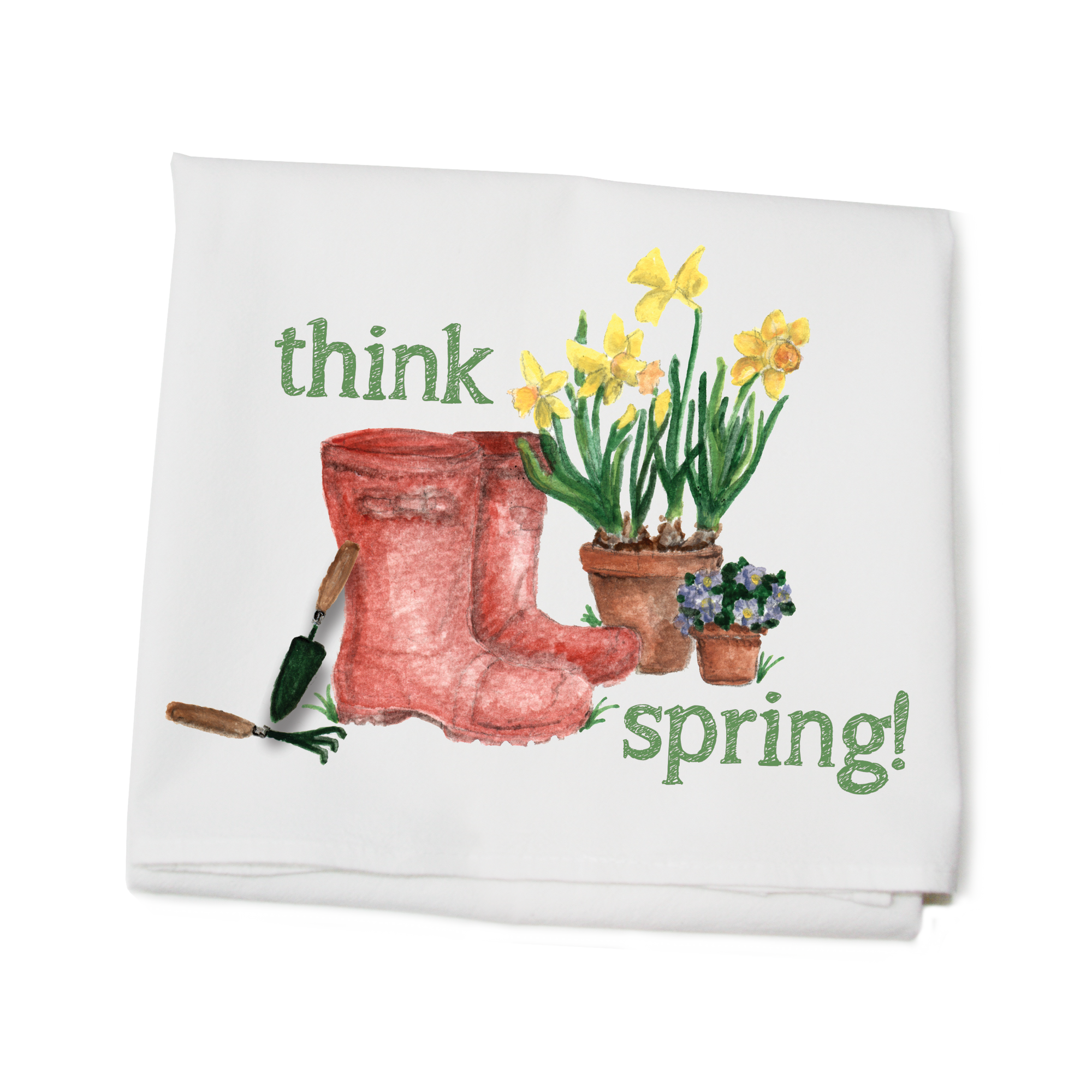 think spring flour sack towel
