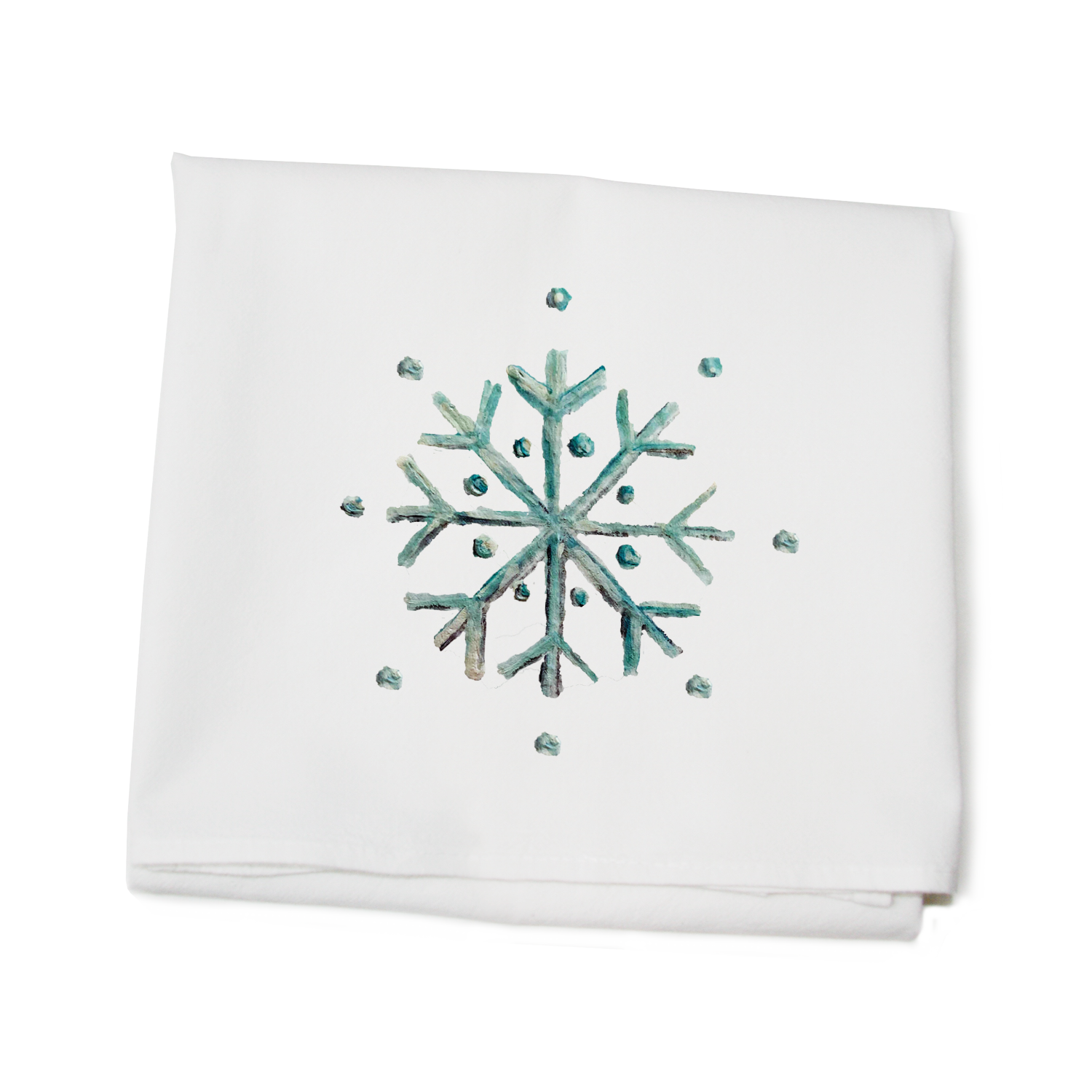 snowflake flour sack towel
