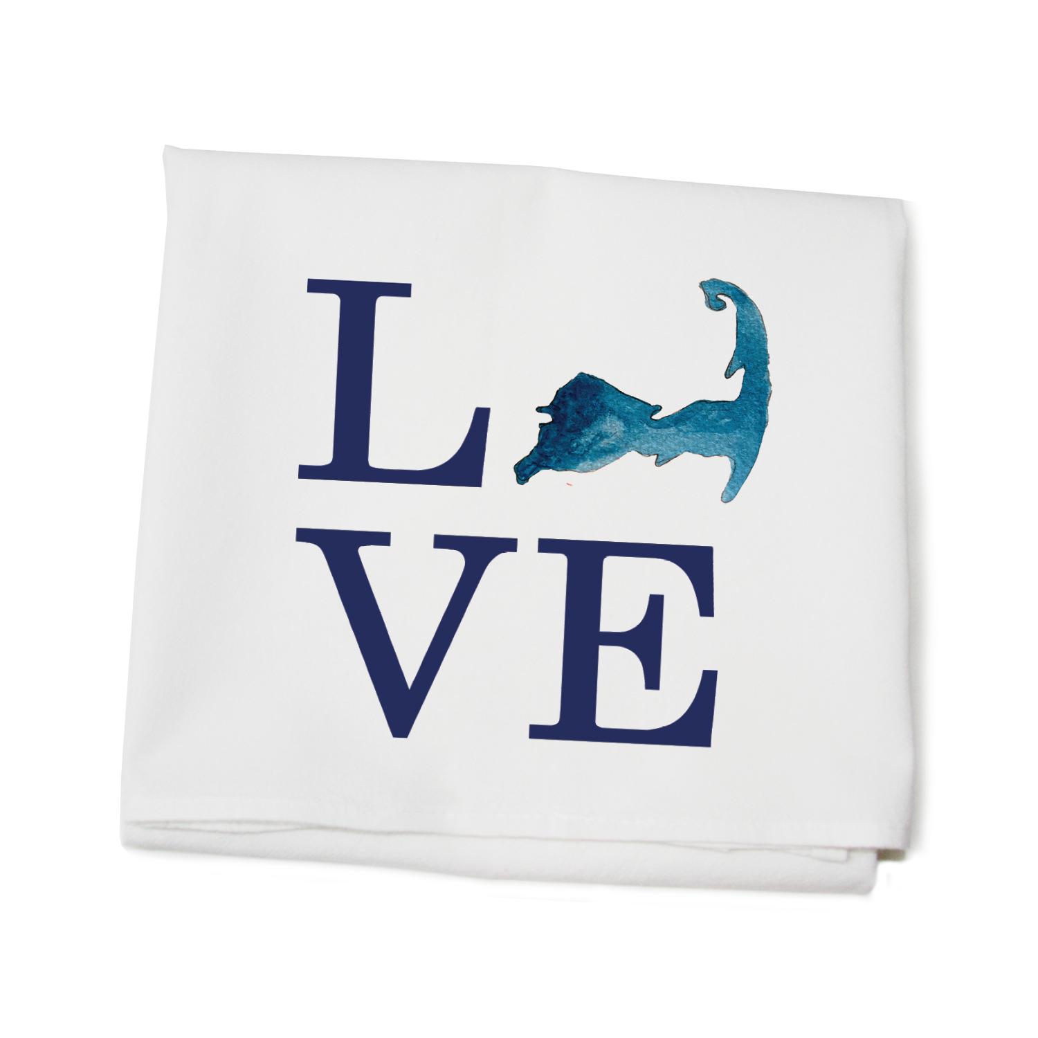 love cape cod flour sack towel