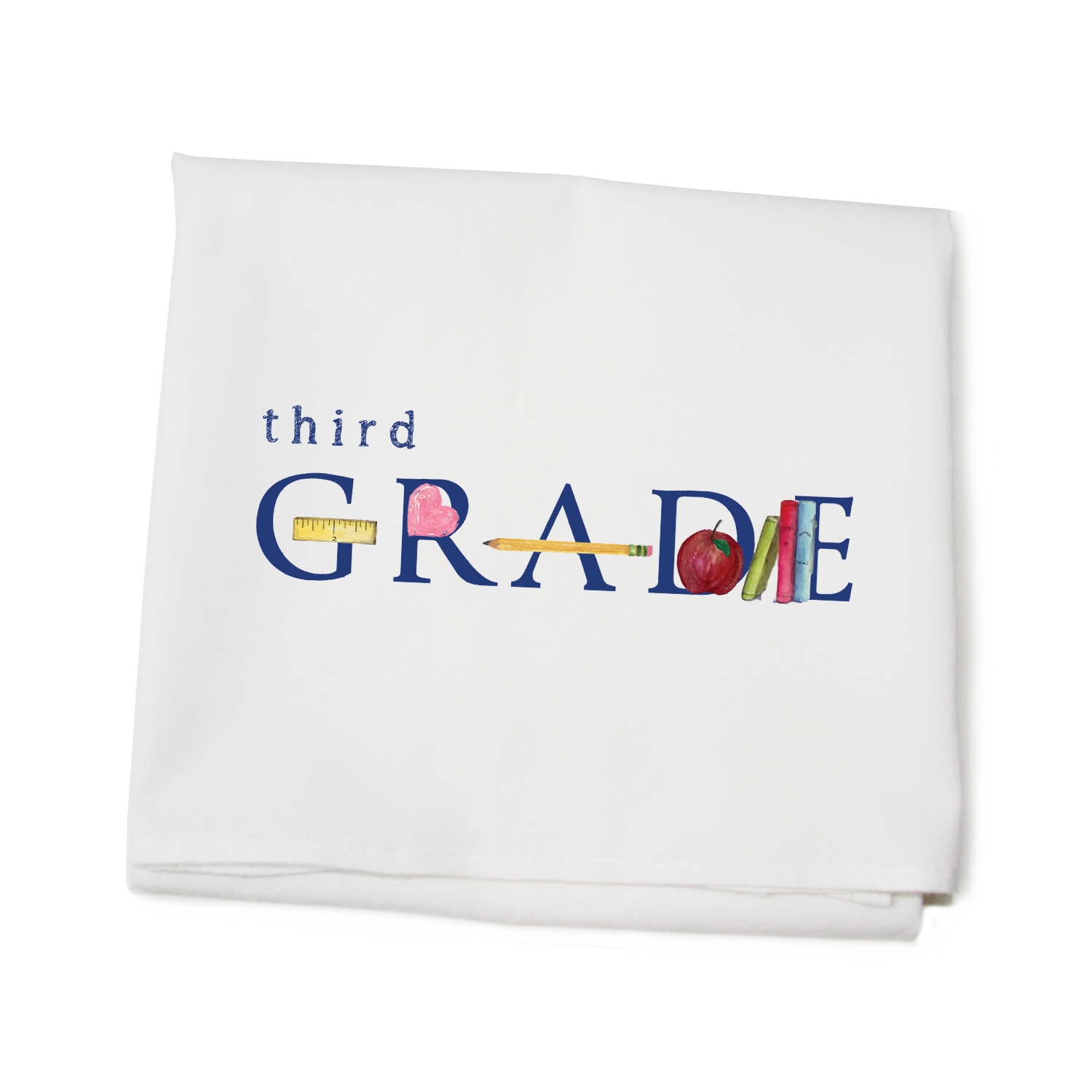 third grade flour sack towel