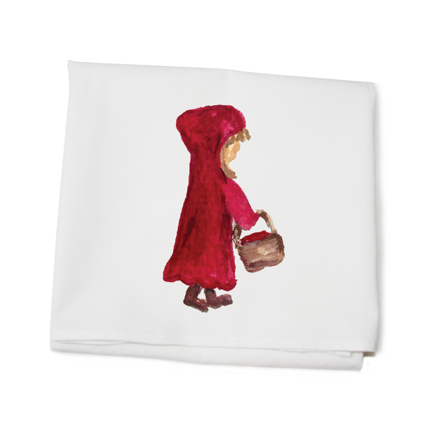 little red riding hood flour sack towel