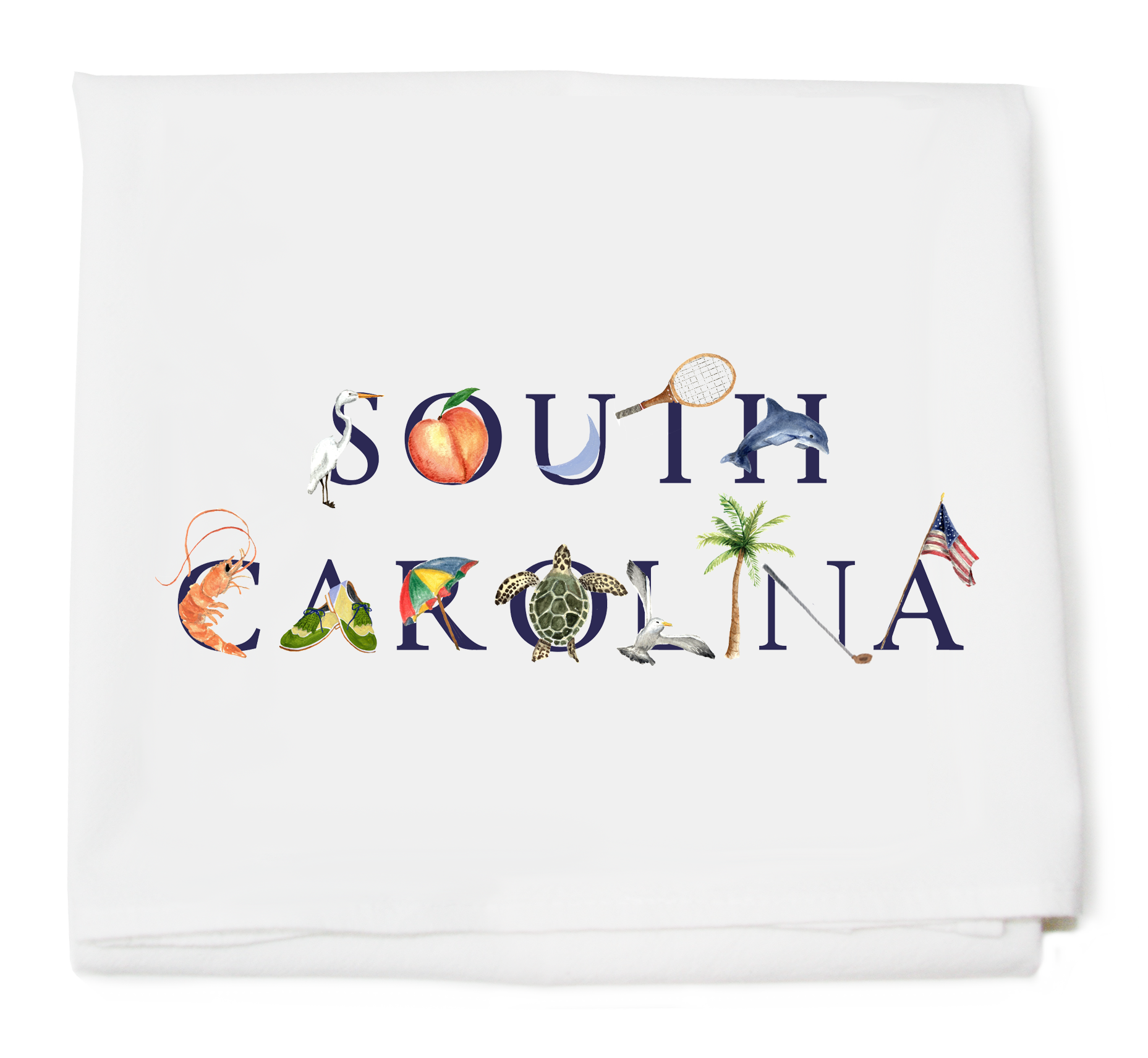 South Carolina flour sack towel