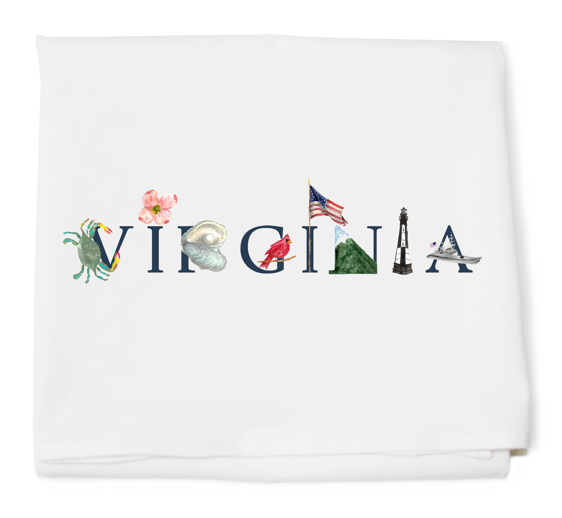 Virginia flour sack towel