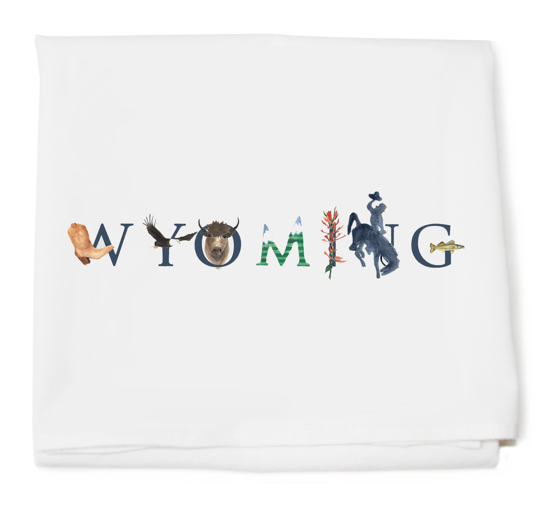 Wyoming flour sack towel
