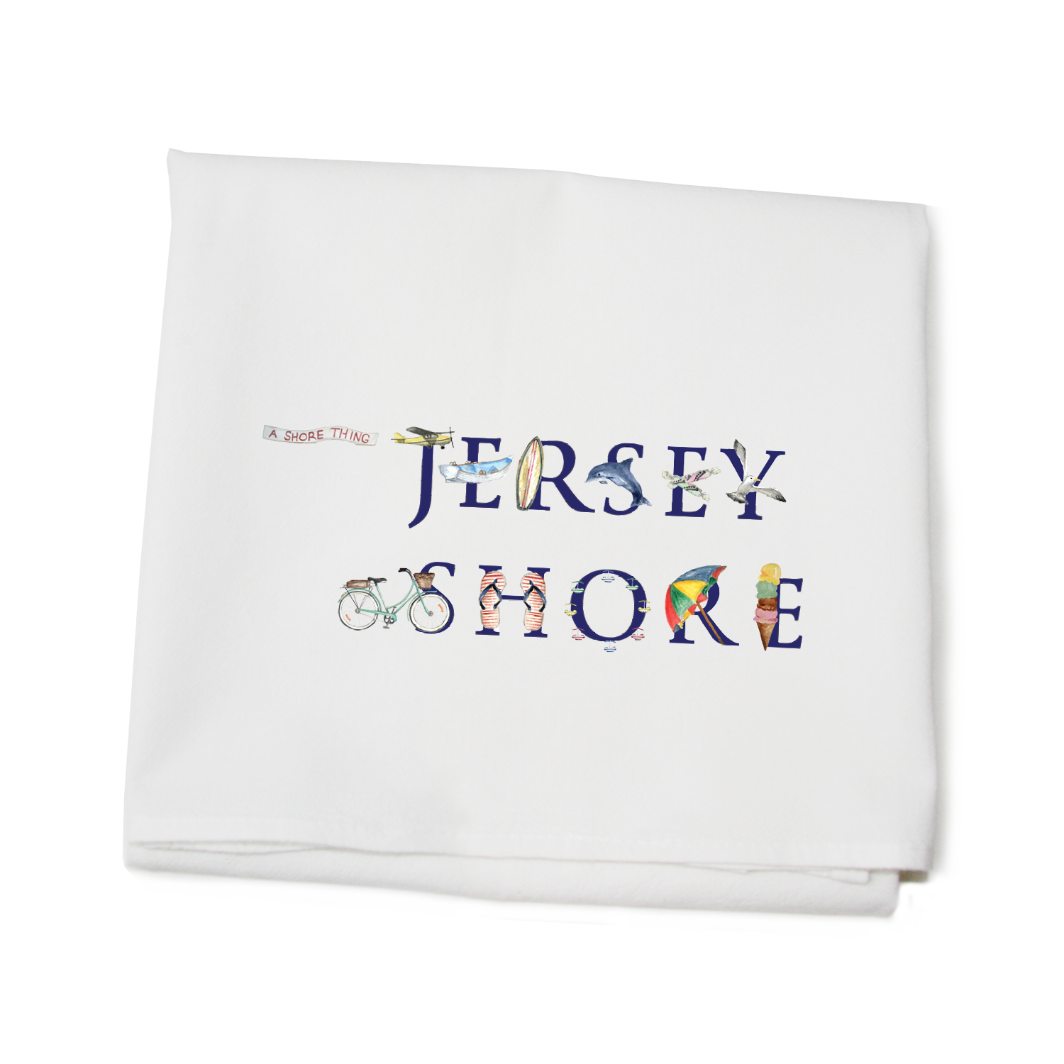 jersey shore flour sack towel