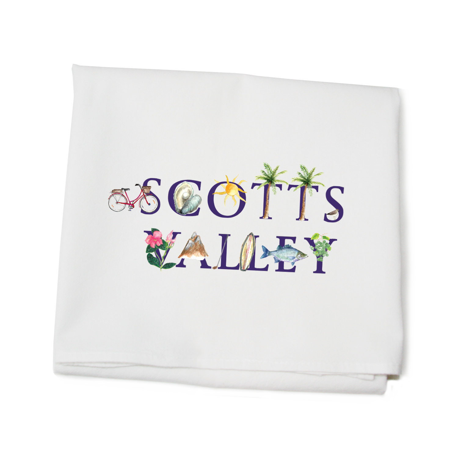 scotts valley flour sack towel