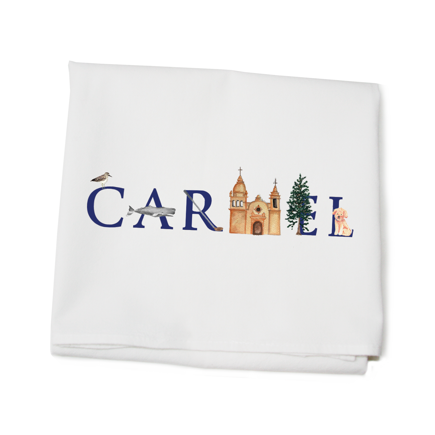 carmel flour sack towel