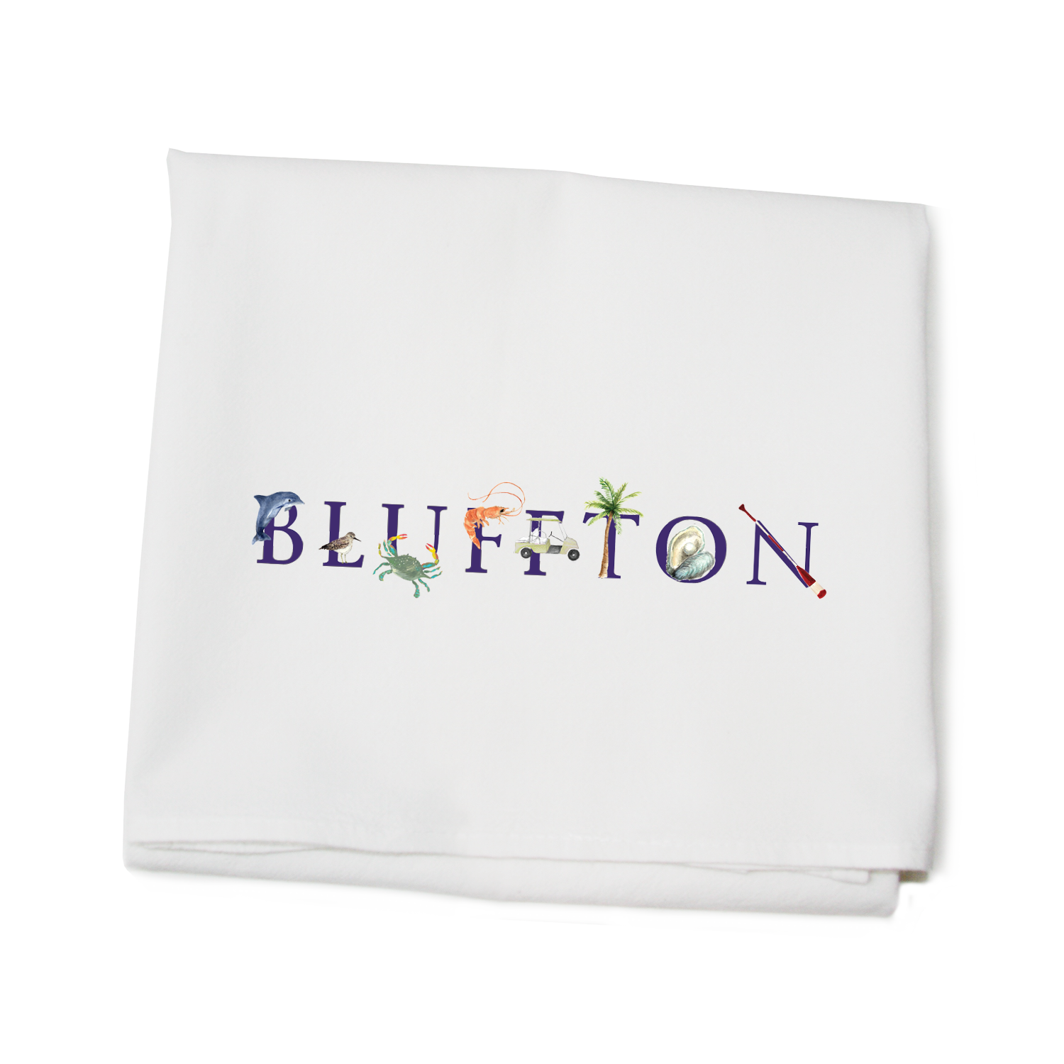 bluffton flour sack towel