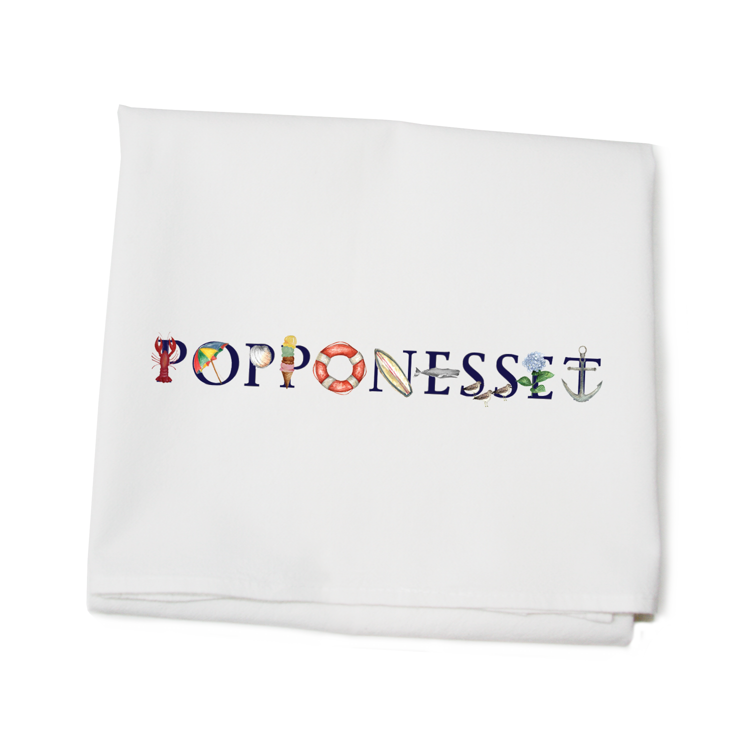 popponesset flour sack towel