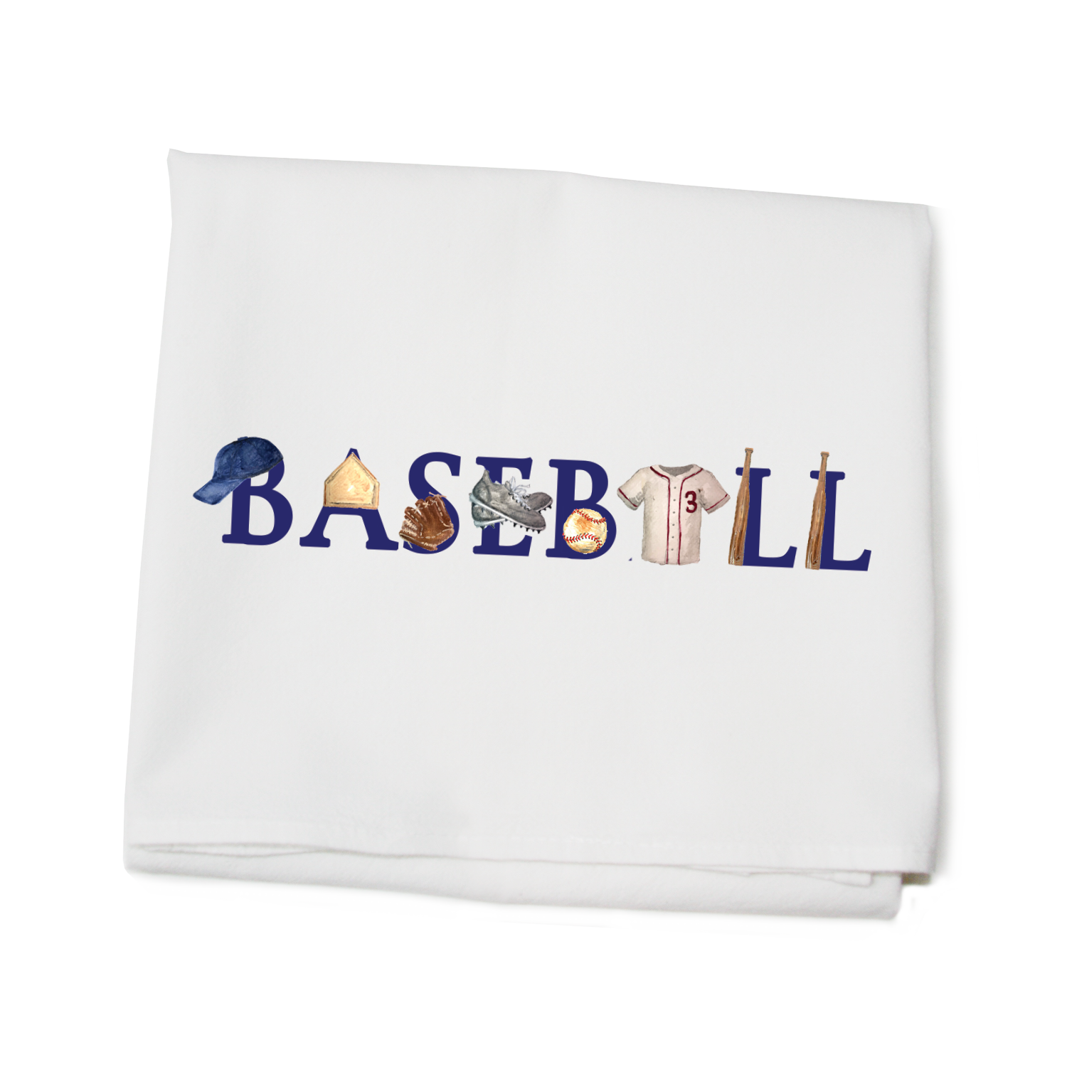 baseball flour sack towel