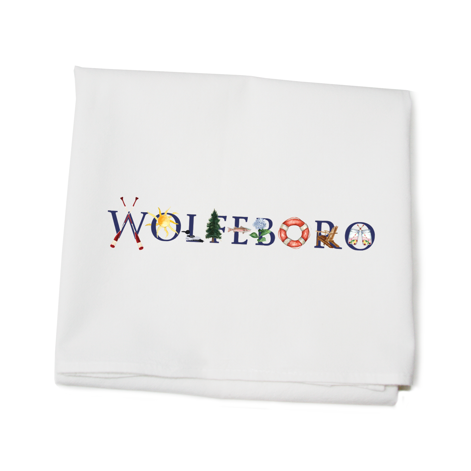 wolfeboro flour sack towel
