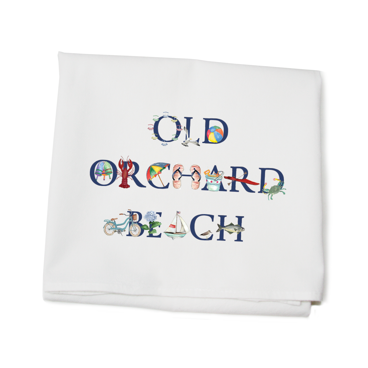 old orchard beach flour sack towel