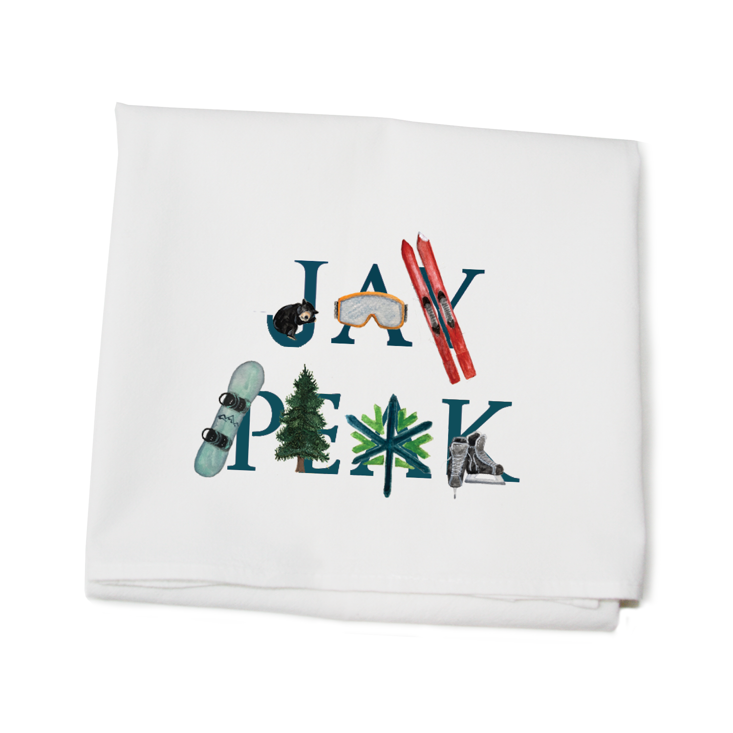 jay peak flour sack towel