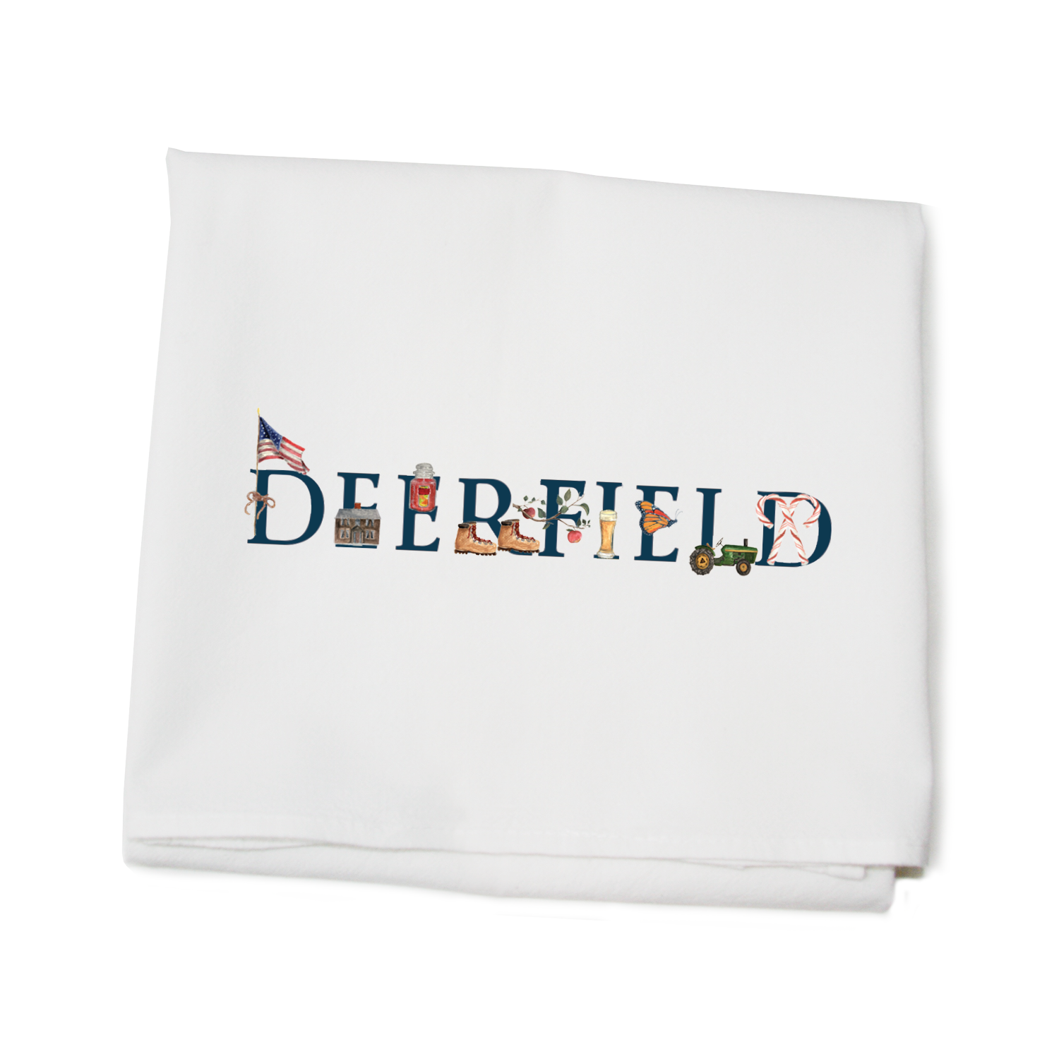 deerfield flour sack towel