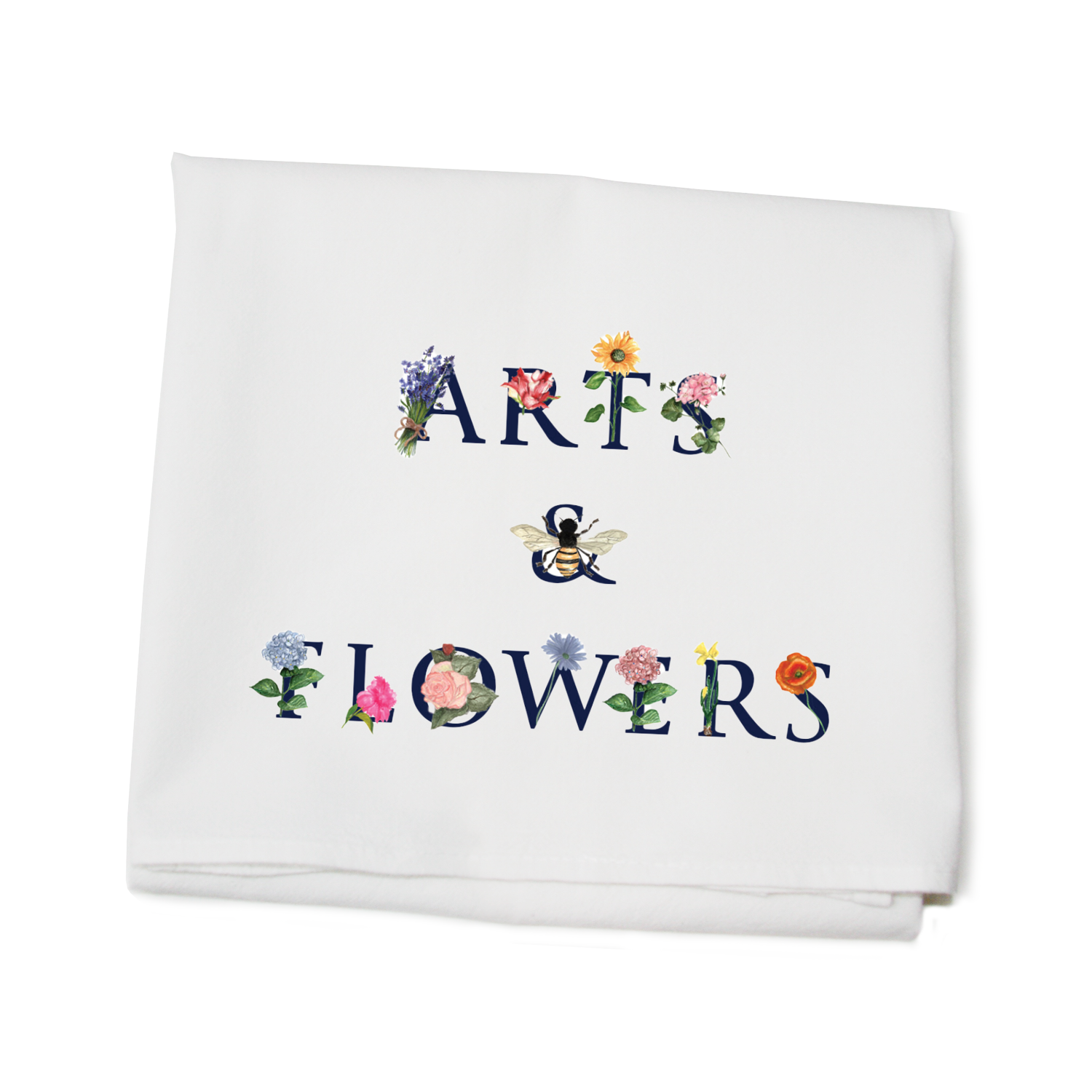 arts and flowers flour sack towel